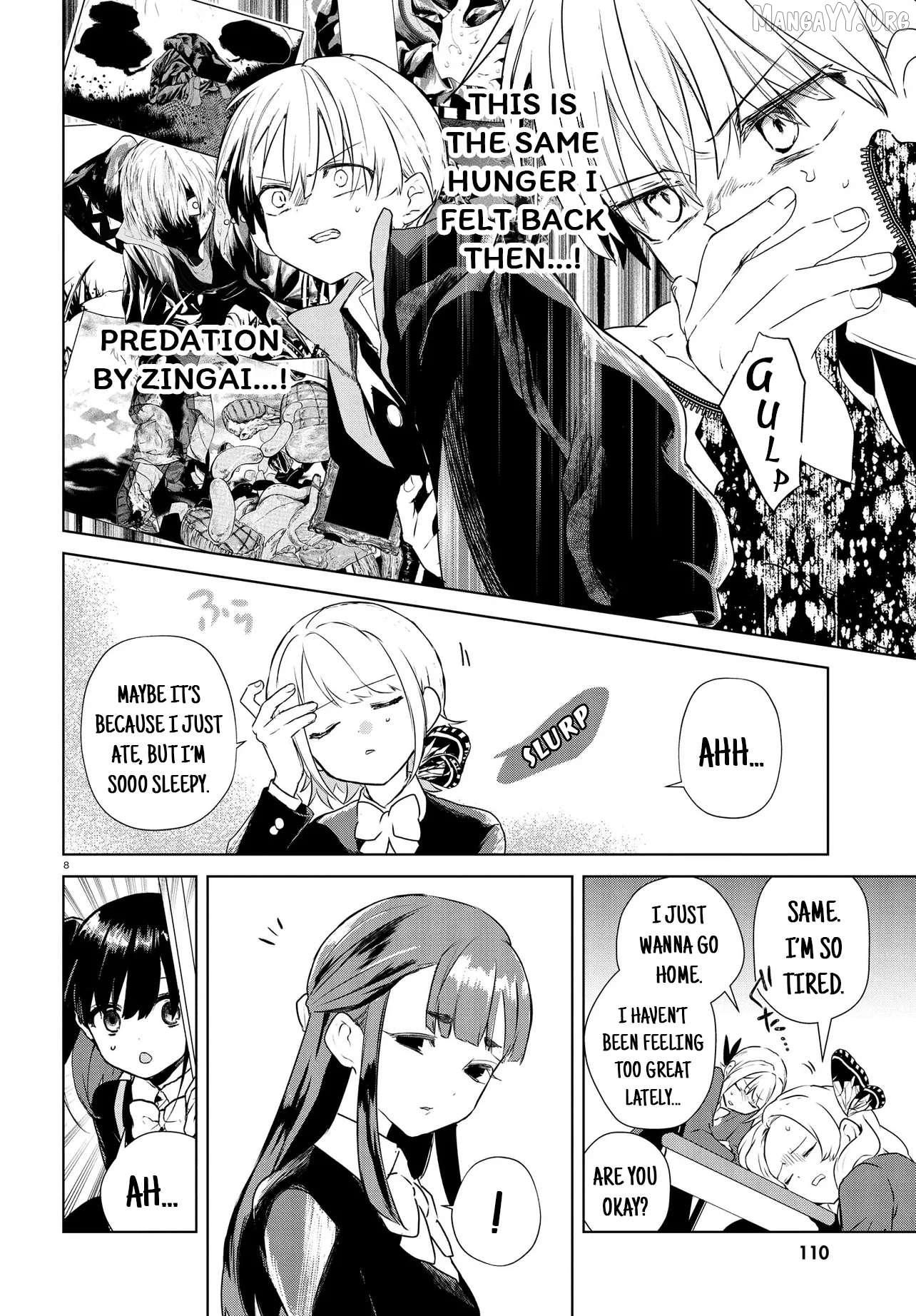 Inochi no Tabekata Chapter 15.2 - page 8