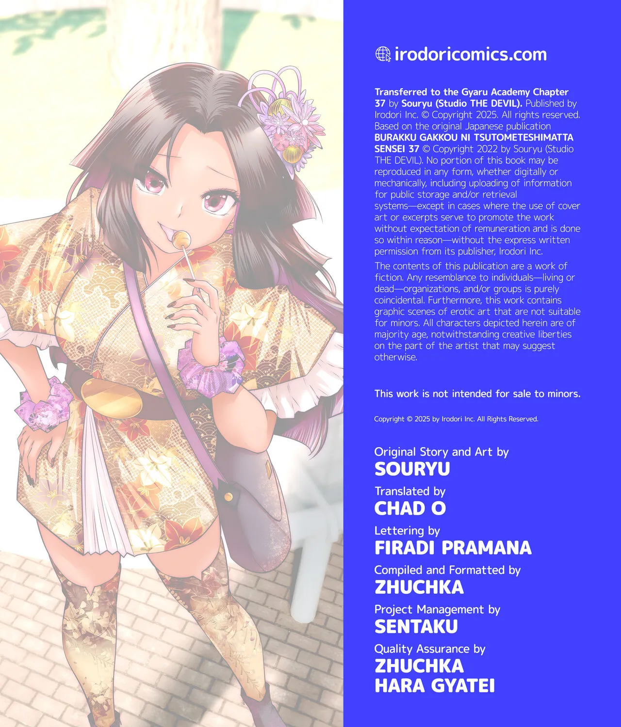 Burakku Gakkou ni Tsutomete Shimatta Sensei Chapter 37 - page 55