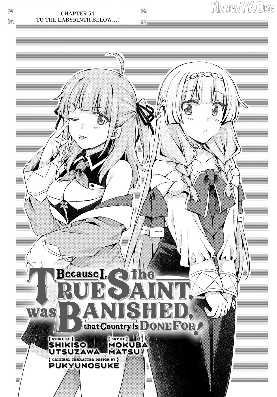 Because I, the True Saint, was Banished, that Country is Done For! [Official] Chapter 54 - page 1