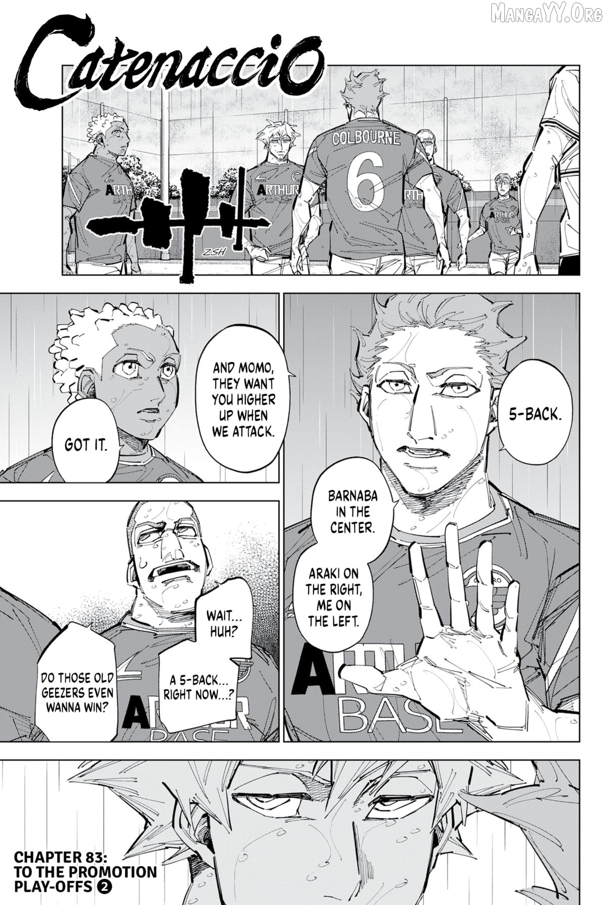 Catenaccio - Manga Chapter 83 - page 1