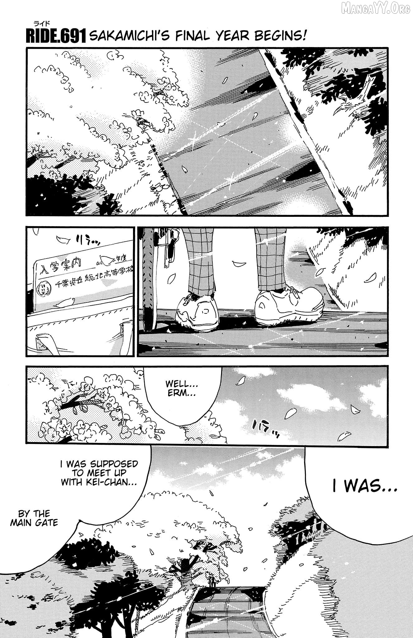 Yowamushi Pedal Chapter 691 - page 1