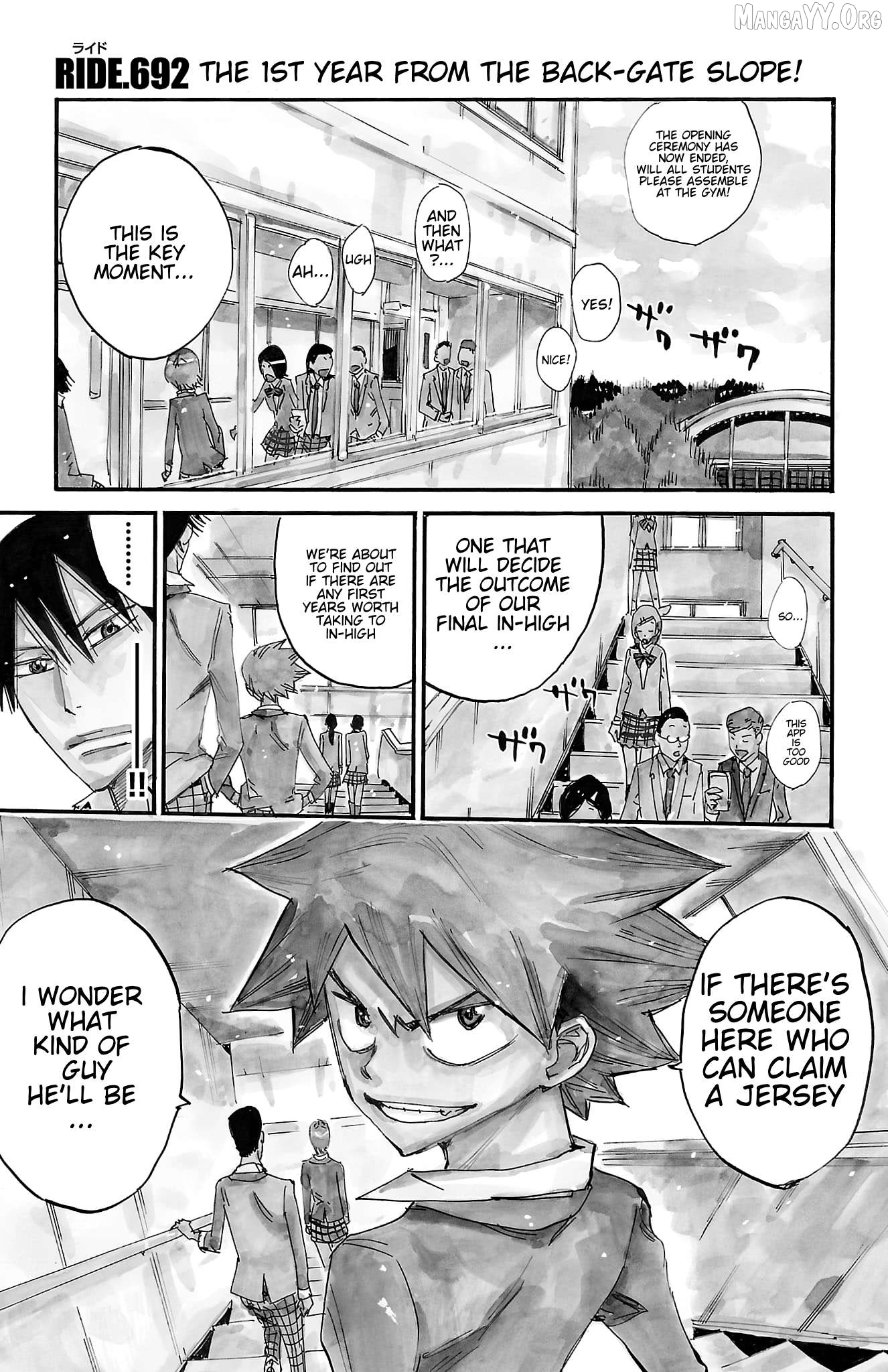 Yowamushi Pedal Chapter 692 - page 1