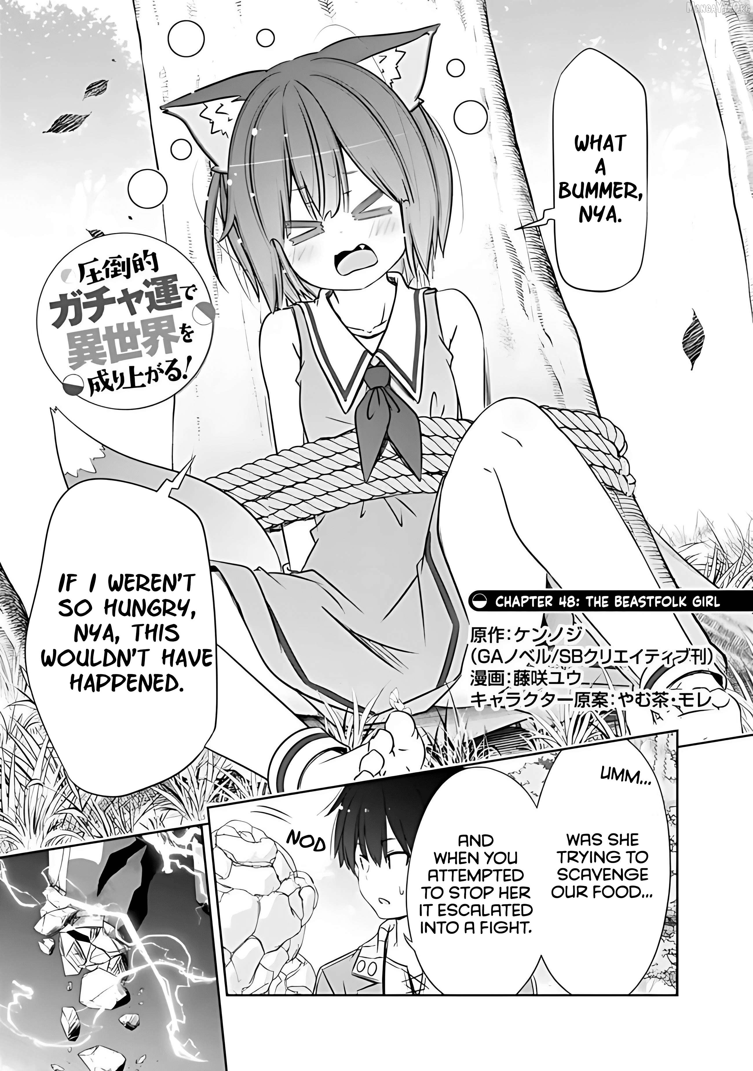 Attouteki Gacha Un De Isekai O Nariagaru! Chapter 48 - page 1