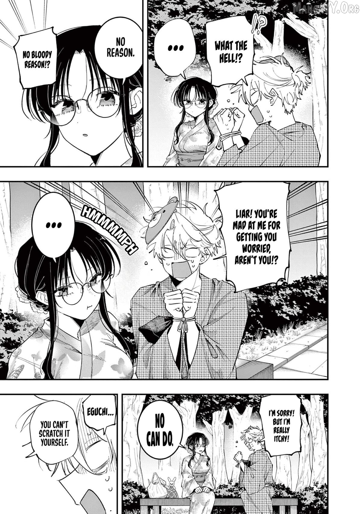 The Person Sitting Next to Me Looking at Me with Perverted Eyes Chapter 86 - page 7