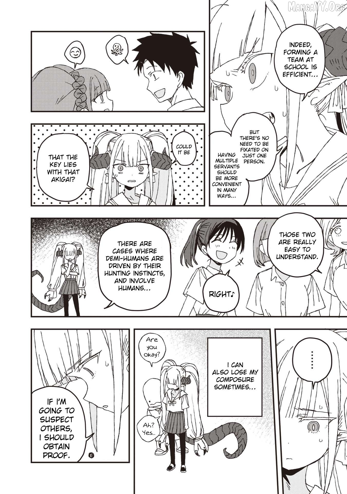 Mizudako-Chan Kara Wa Nigerarenai! Chapter 31 - page 12