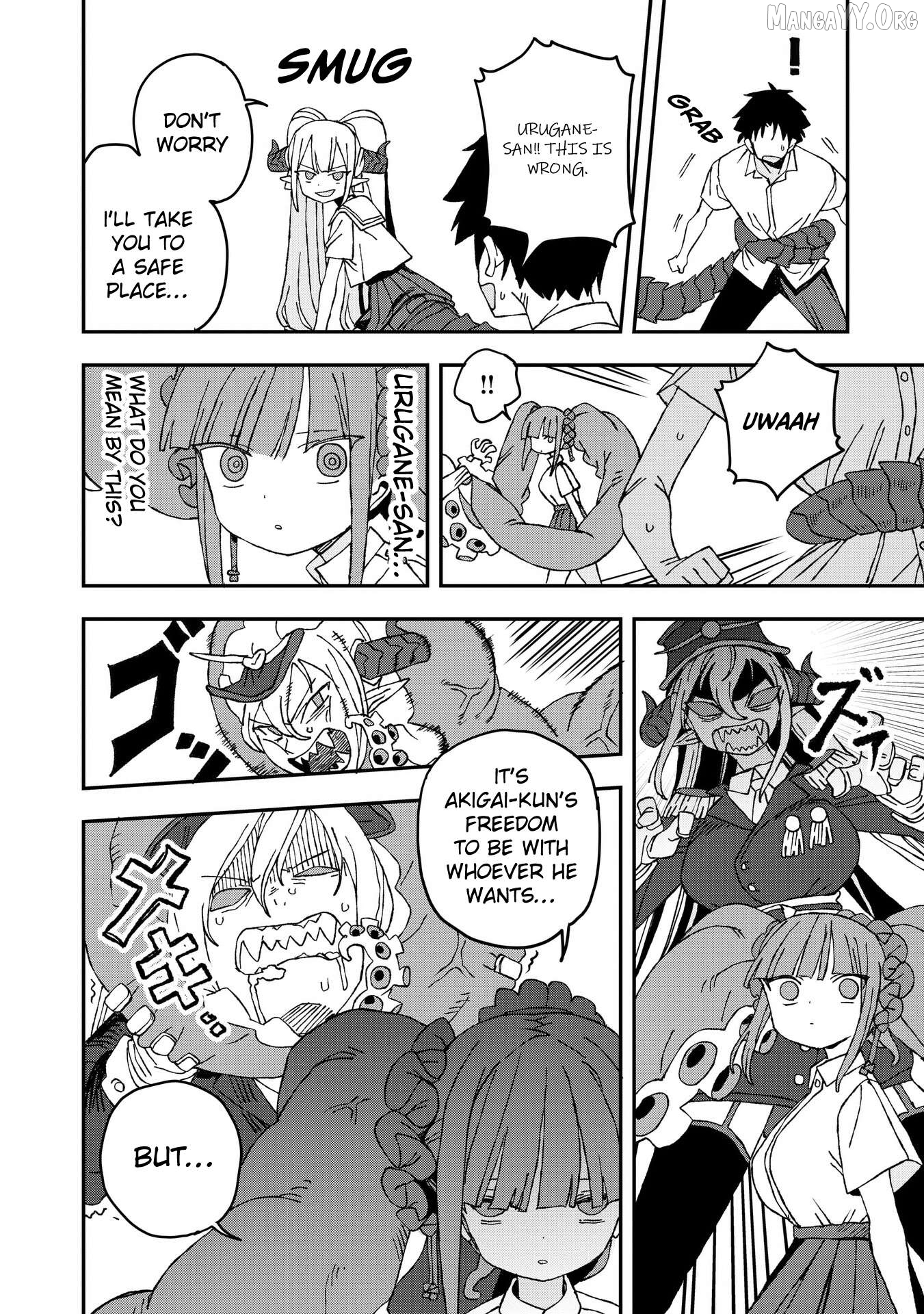 Mizudako-Chan Kara Wa Nigerarenai! Chapter 31 - page 22