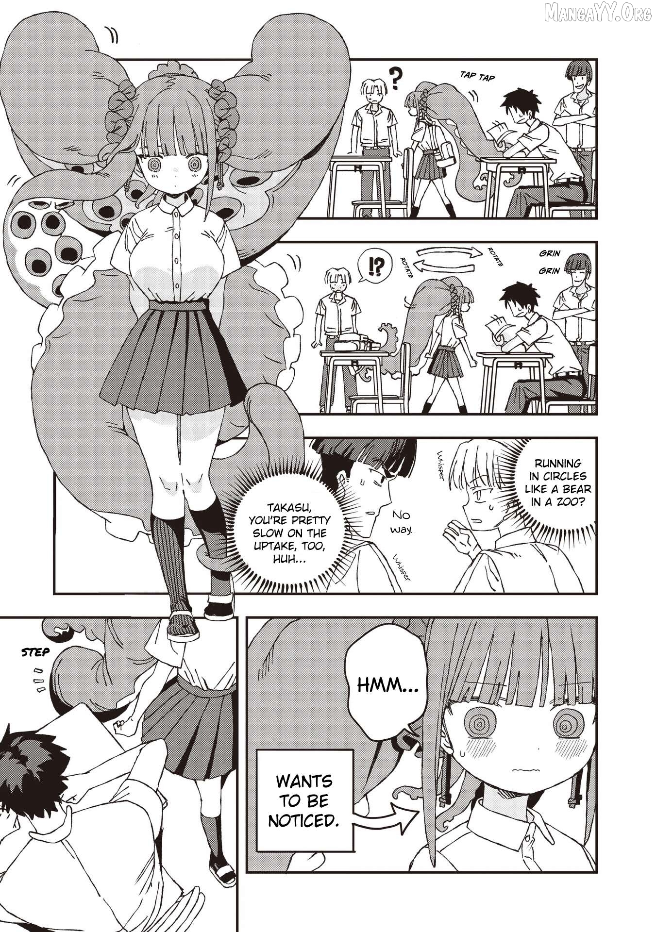 Mizudako-Chan Kara Wa Nigerarenai! Chapter 31 - page 3