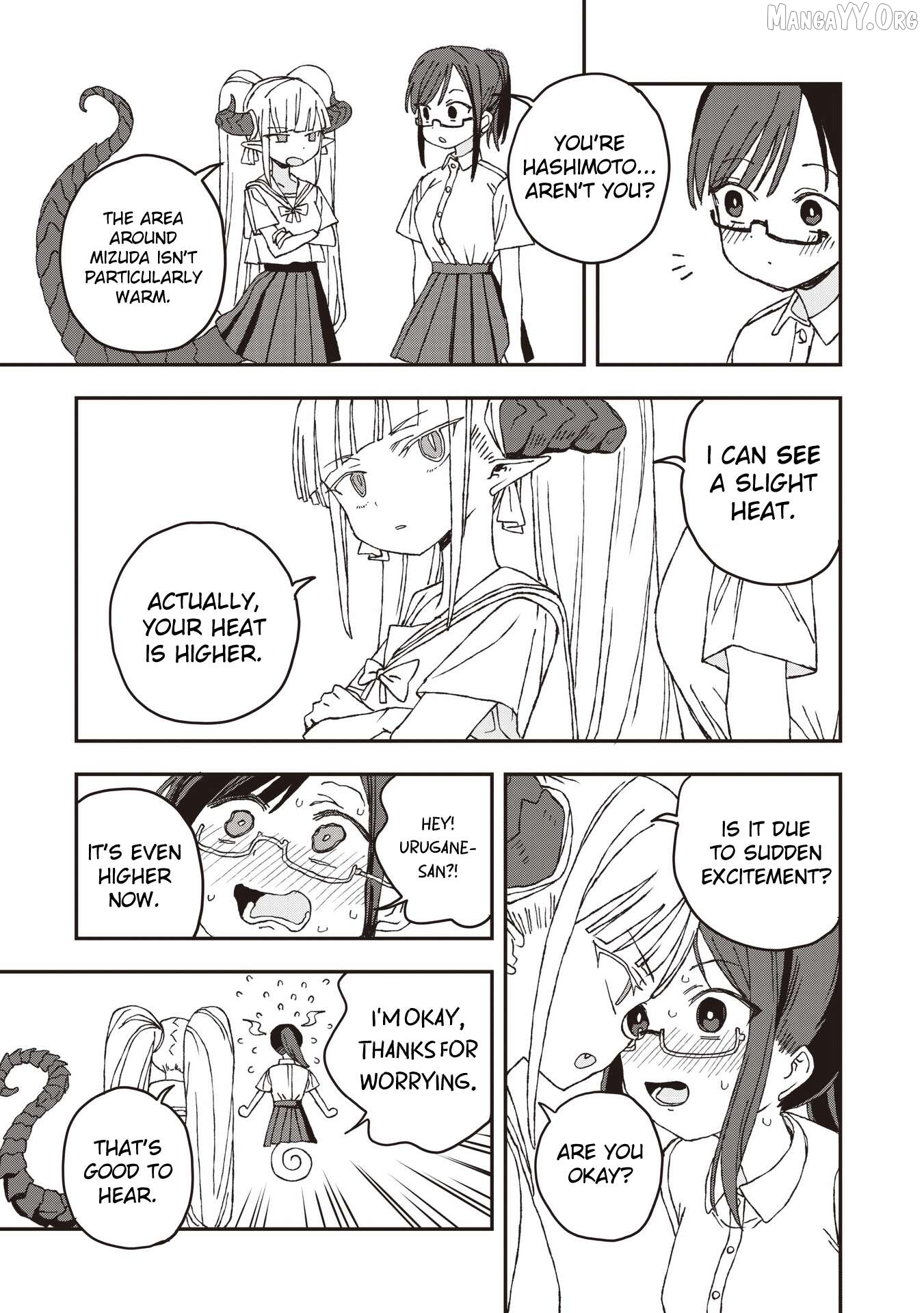Mizudako-Chan Kara Wa Nigerarenai! Chapter 31 - page 7