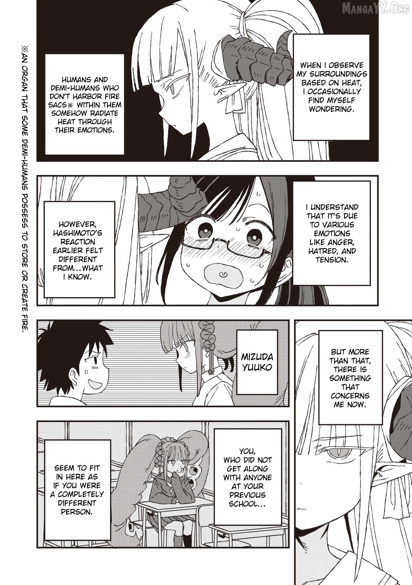 Mizudako-Chan Kara Wa Nigerarenai! Chapter 31 - page 8