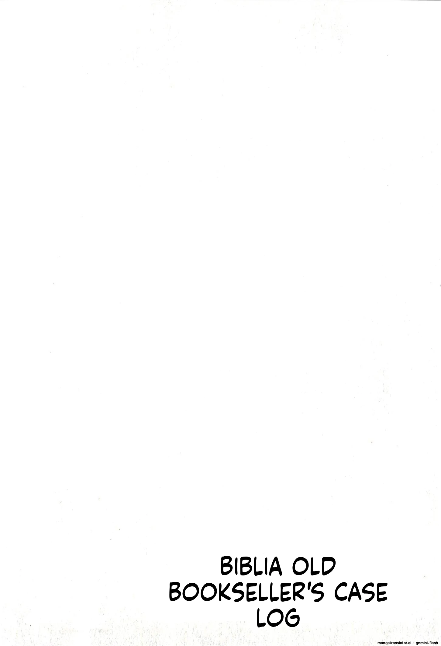 Biblia Koshodou No Jiken Techou Chapter 7 - page 4