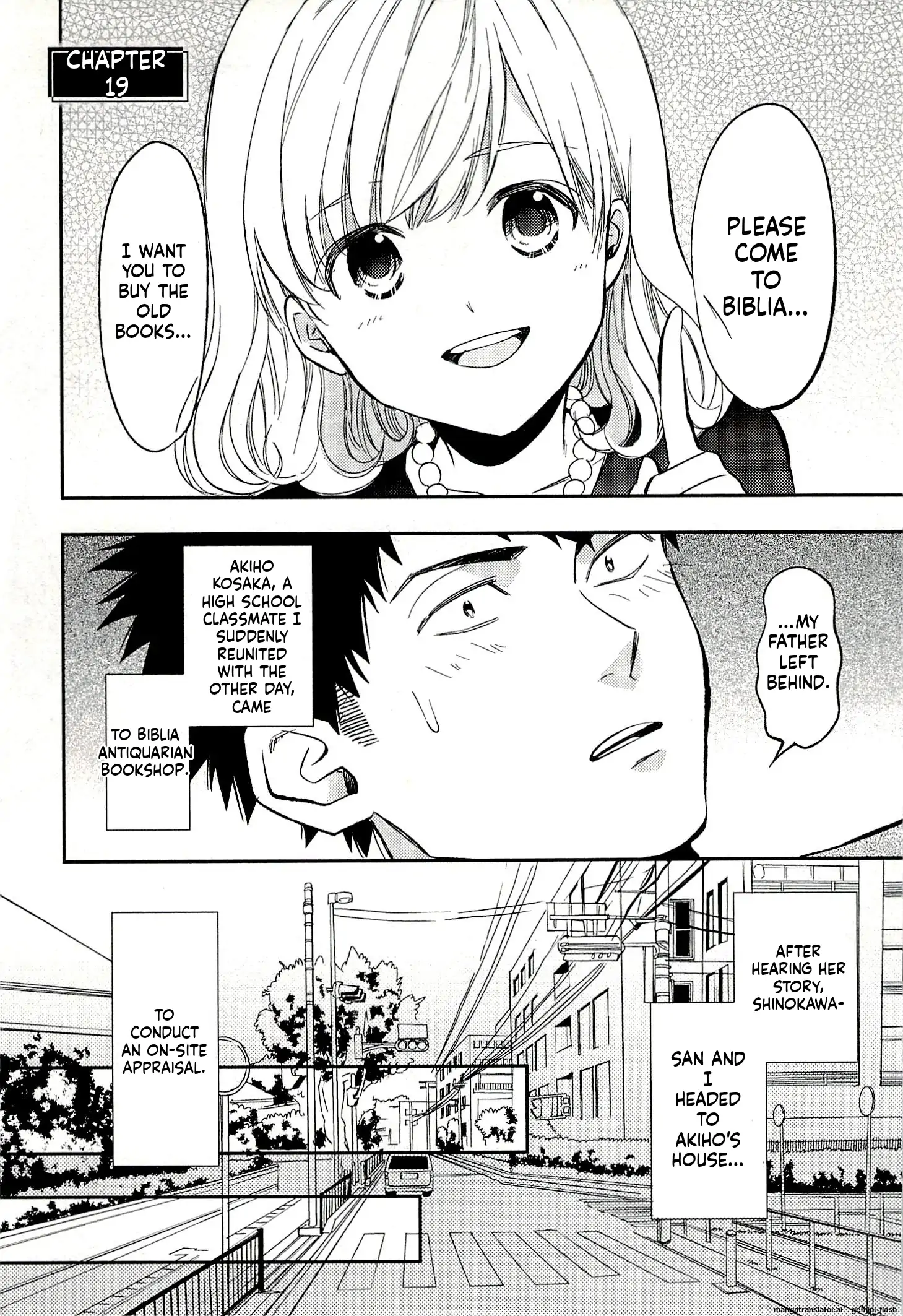 Biblia Koshodou No Jiken Techou Chapter 19 - page 1