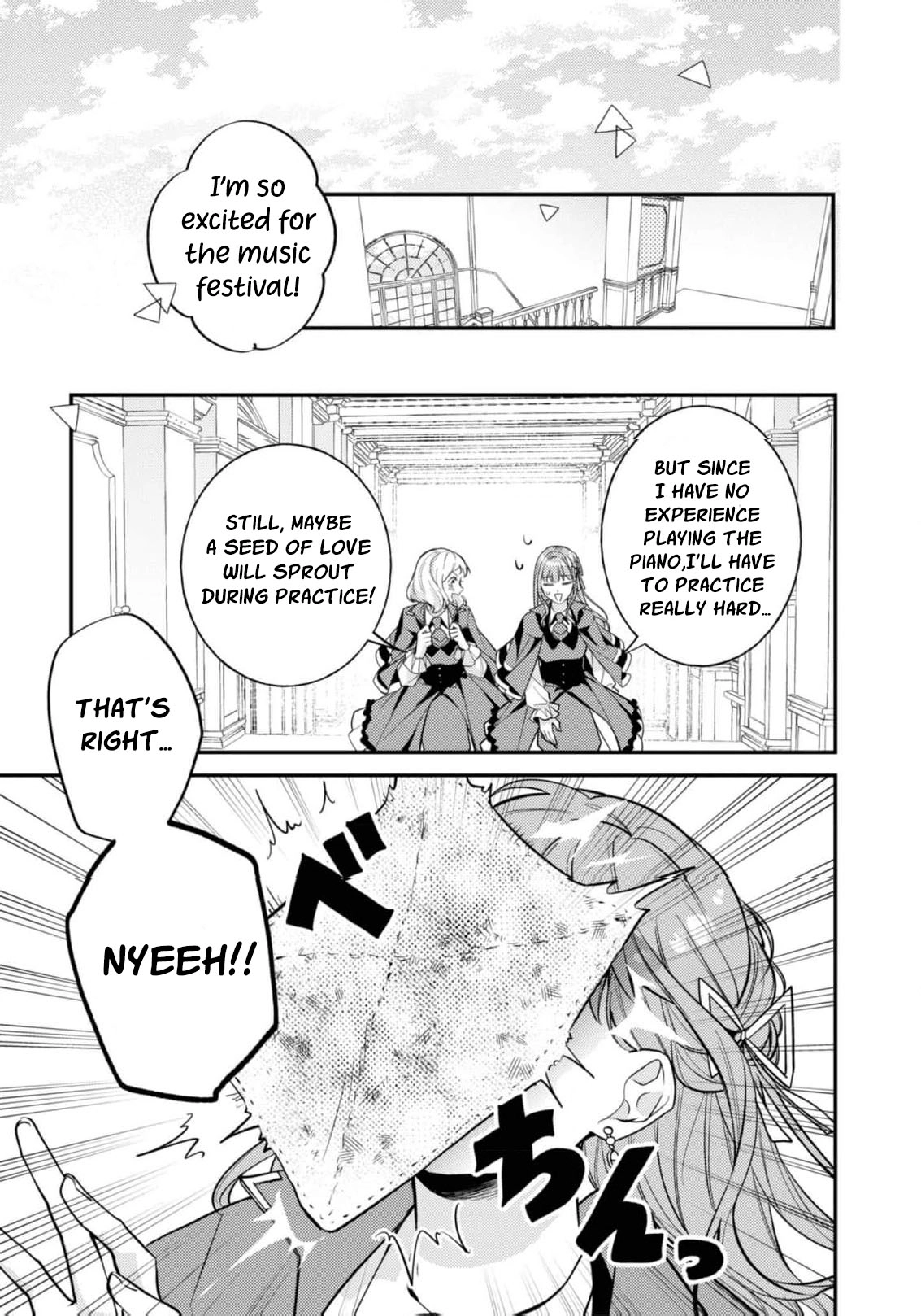 I Was Reincarnated as the Heroine on the Verge of a Bad Ending, and I'm Determined to Fall in Love! Chapter 36 - page 1