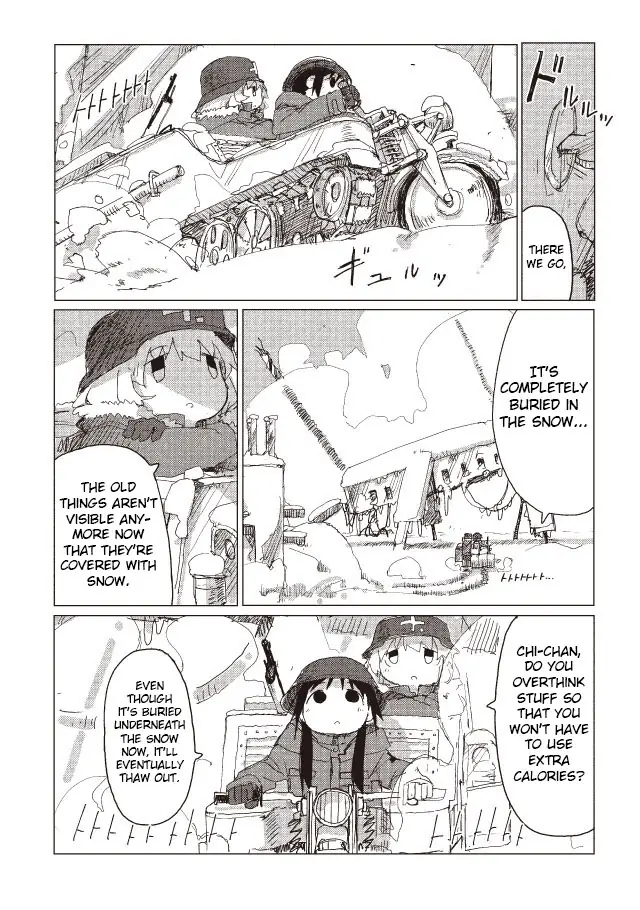 Girls' Last Tour Official Anthology Comic Chapter 37 - page 17