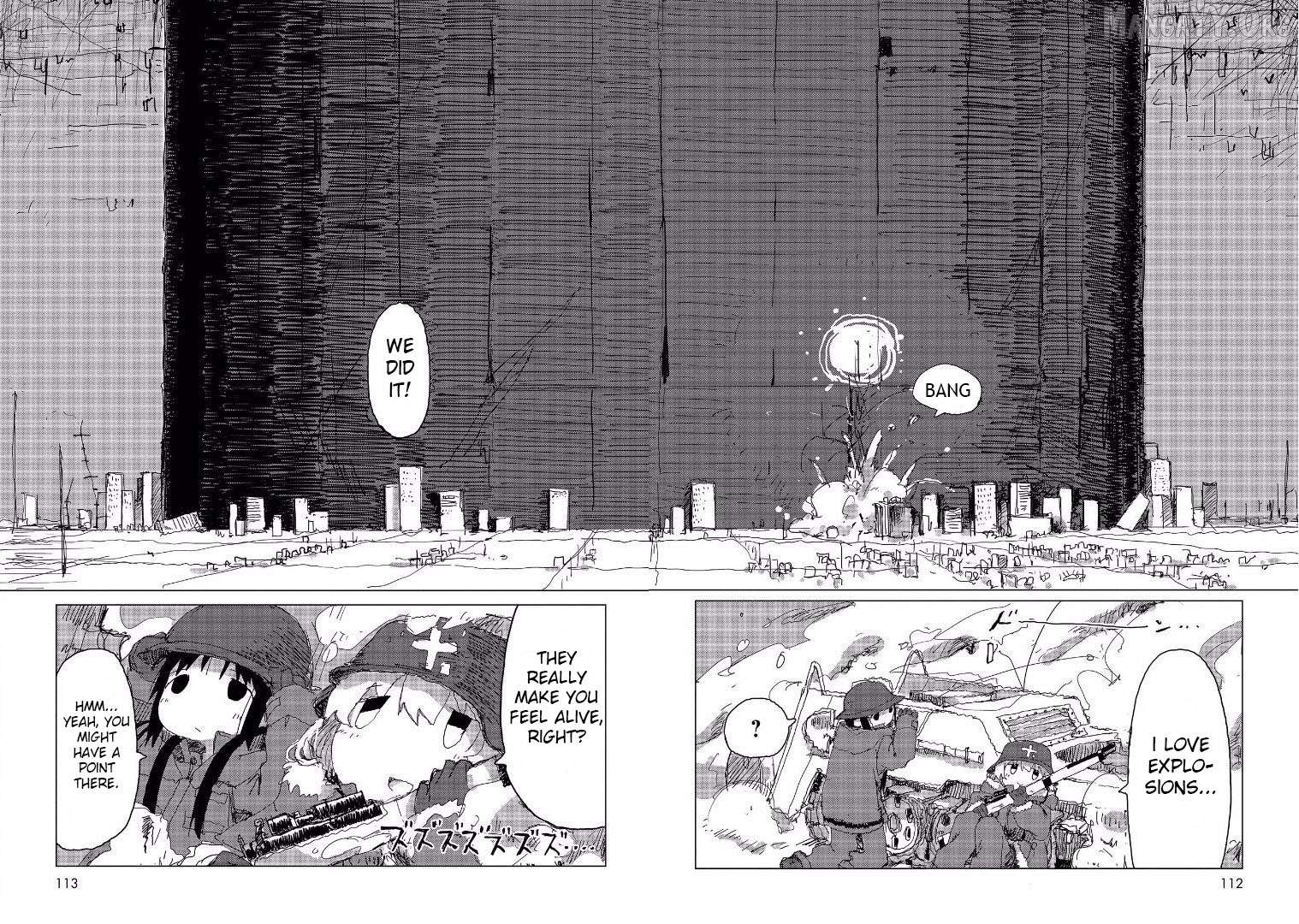 Girls' Last Tour Official Anthology Comic Chapter 34 - page 13