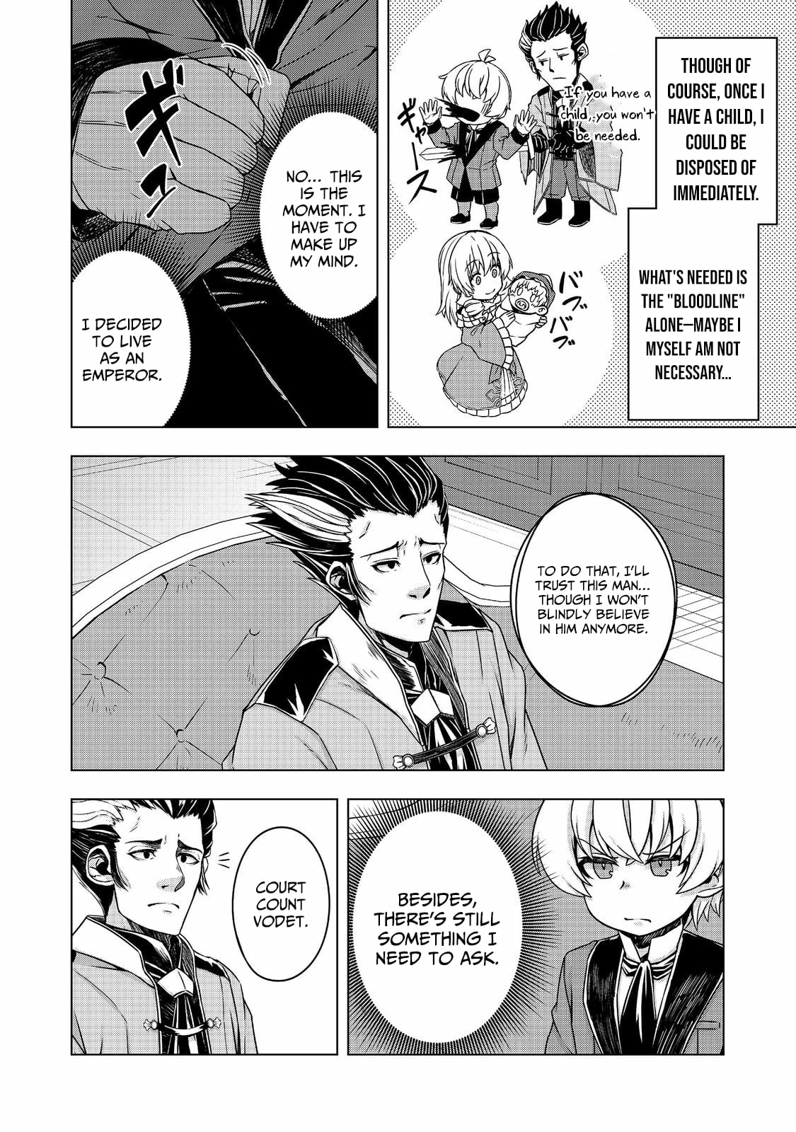Tensei Shitara Koutei deshita ~Umare Nagara no Koutei wa Kono Saki Ikinokoreru ka~@COMIC Chapter 13 - page 23