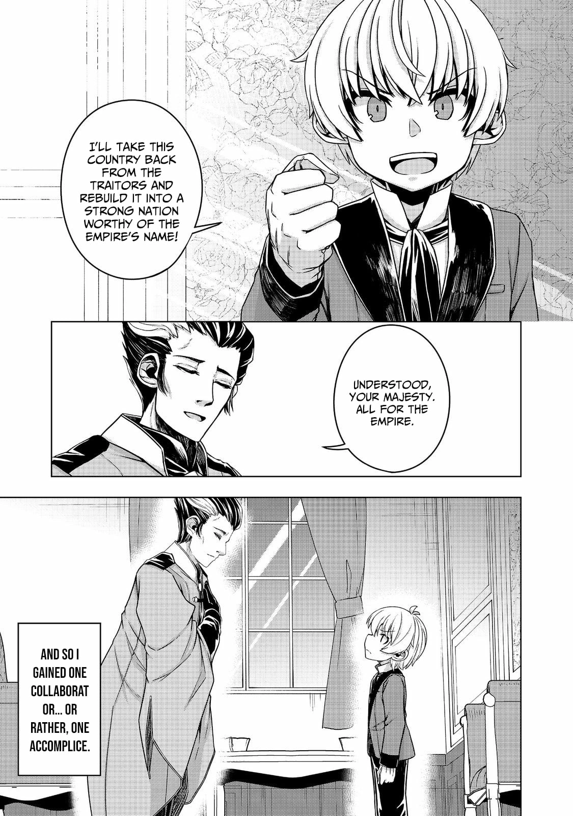 Tensei Shitara Koutei deshita ~Umare Nagara no Koutei wa Kono Saki Ikinokoreru ka~@COMIC Chapter 13 - page 28