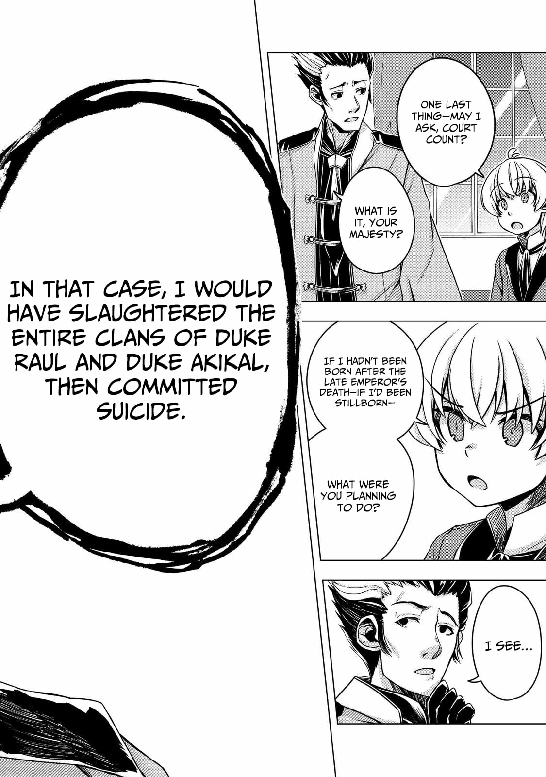 Tensei Shitara Koutei deshita ~Umare Nagara no Koutei wa Kono Saki Ikinokoreru ka~@COMIC Chapter 13 - page 29