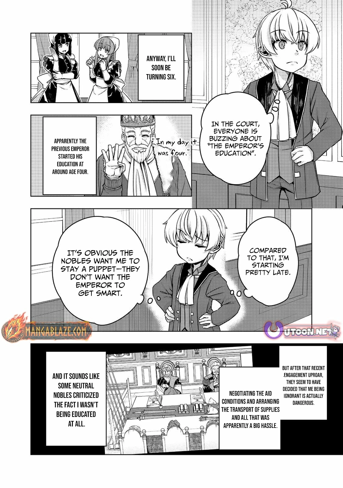 Tensei Shitara Koutei deshita ~Umare Nagara no Koutei wa Kono Saki Ikinokoreru ka~@COMIC Chapter 14 - page 7