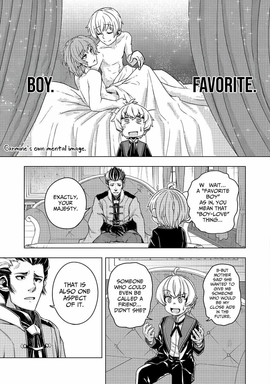 Tensei Shitara Koutei deshita ~Umare Nagara no Koutei wa Kono Saki Ikinokoreru ka~@COMIC Chapter 15 - page 12