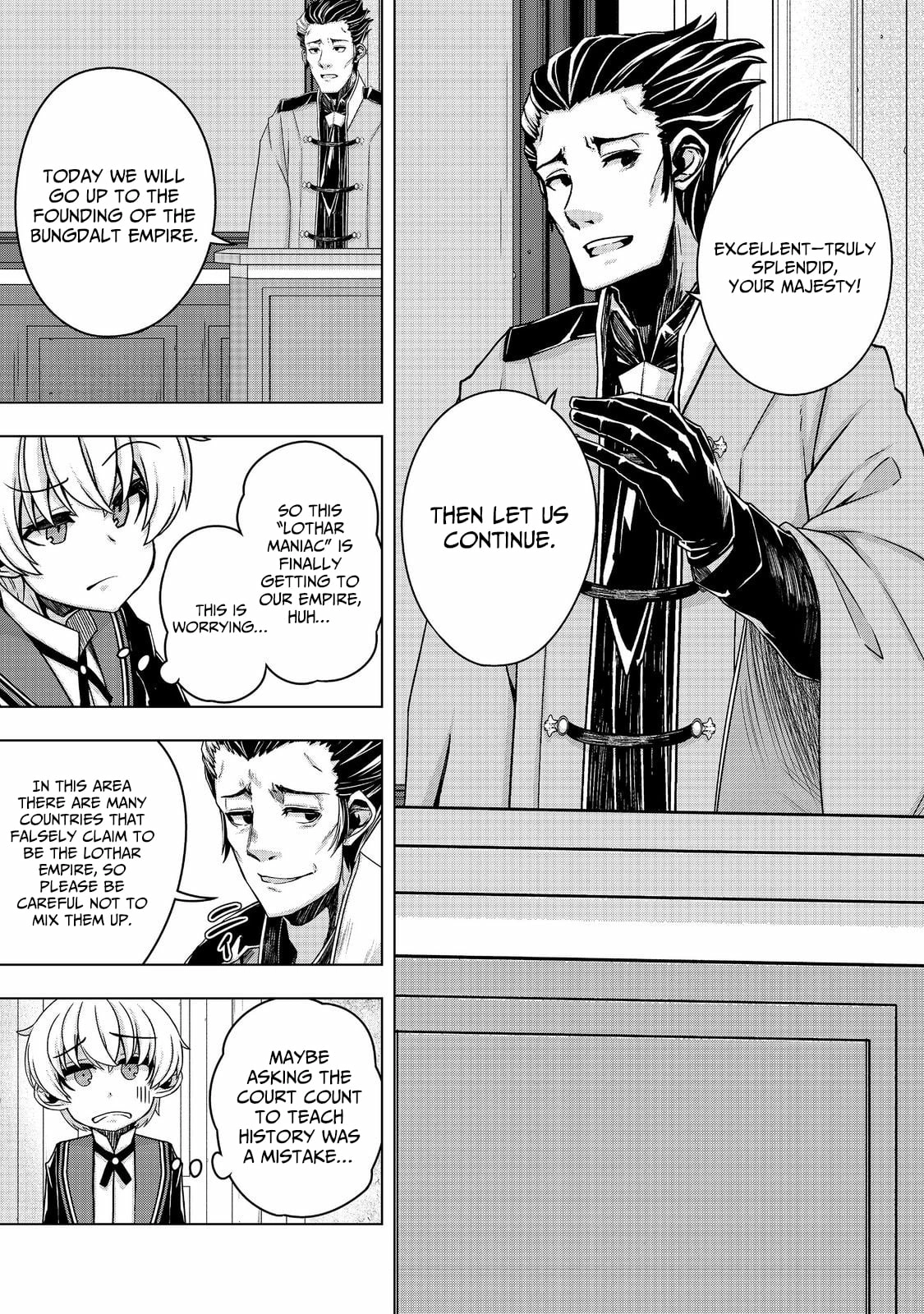 Tensei Shitara Koutei deshita ~Umare Nagara no Koutei wa Kono Saki Ikinokoreru ka~@COMIC Chapter 15 - page 30