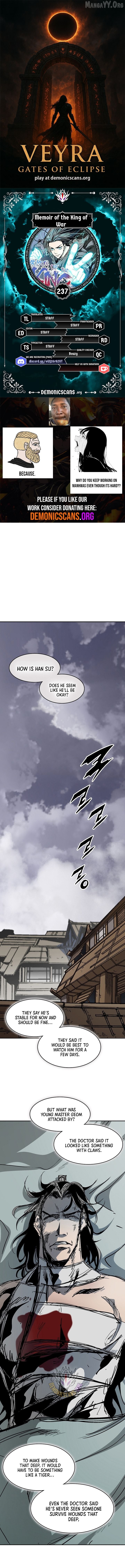 Memoir Of The King Of War Chapter 237 - page 1