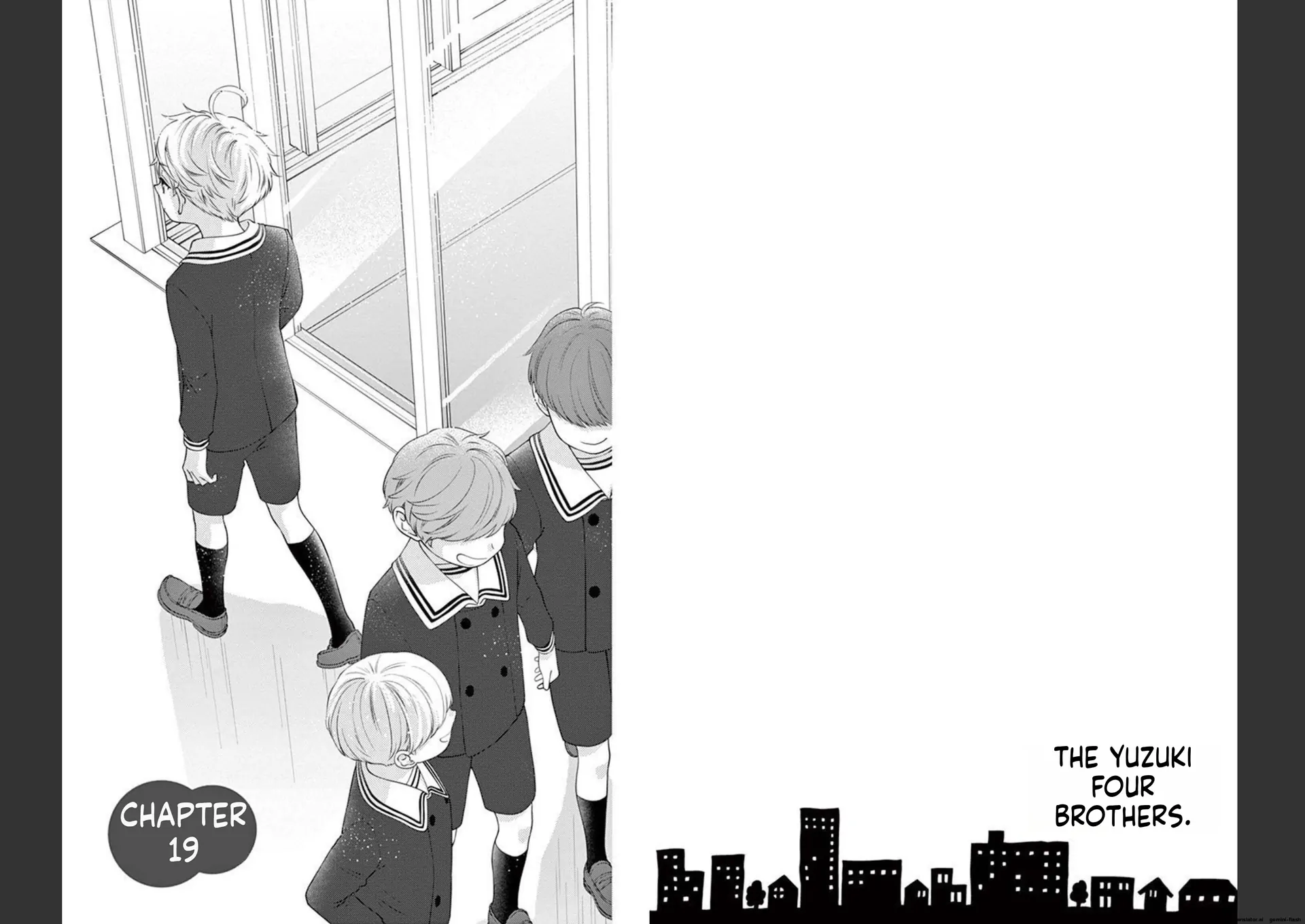 Yuzuki-san chi no Yon Kyoudai Chapter 19 - page 1
