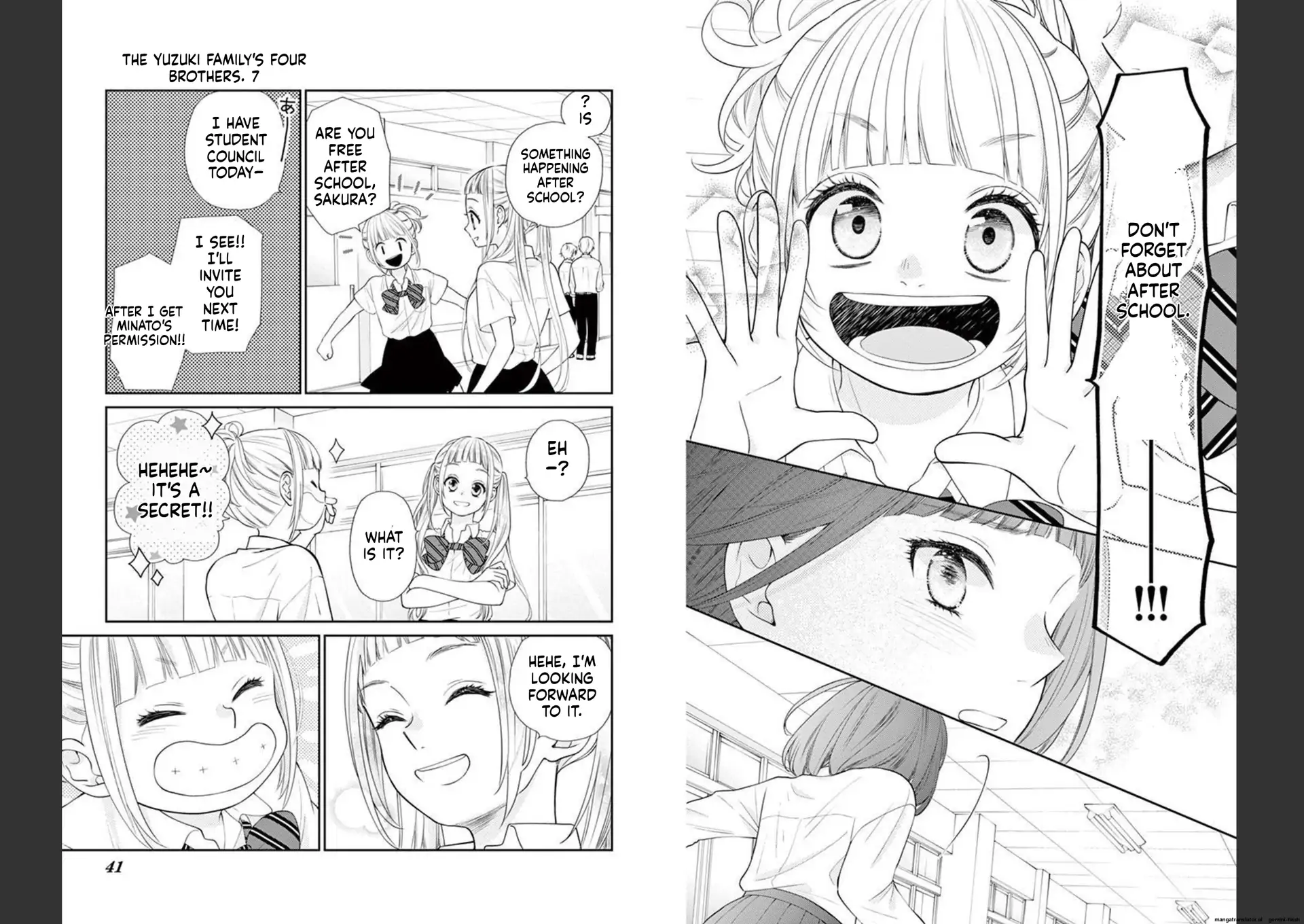 Yuzuki-san chi no Yon Kyoudai Chapter 20 - page 22