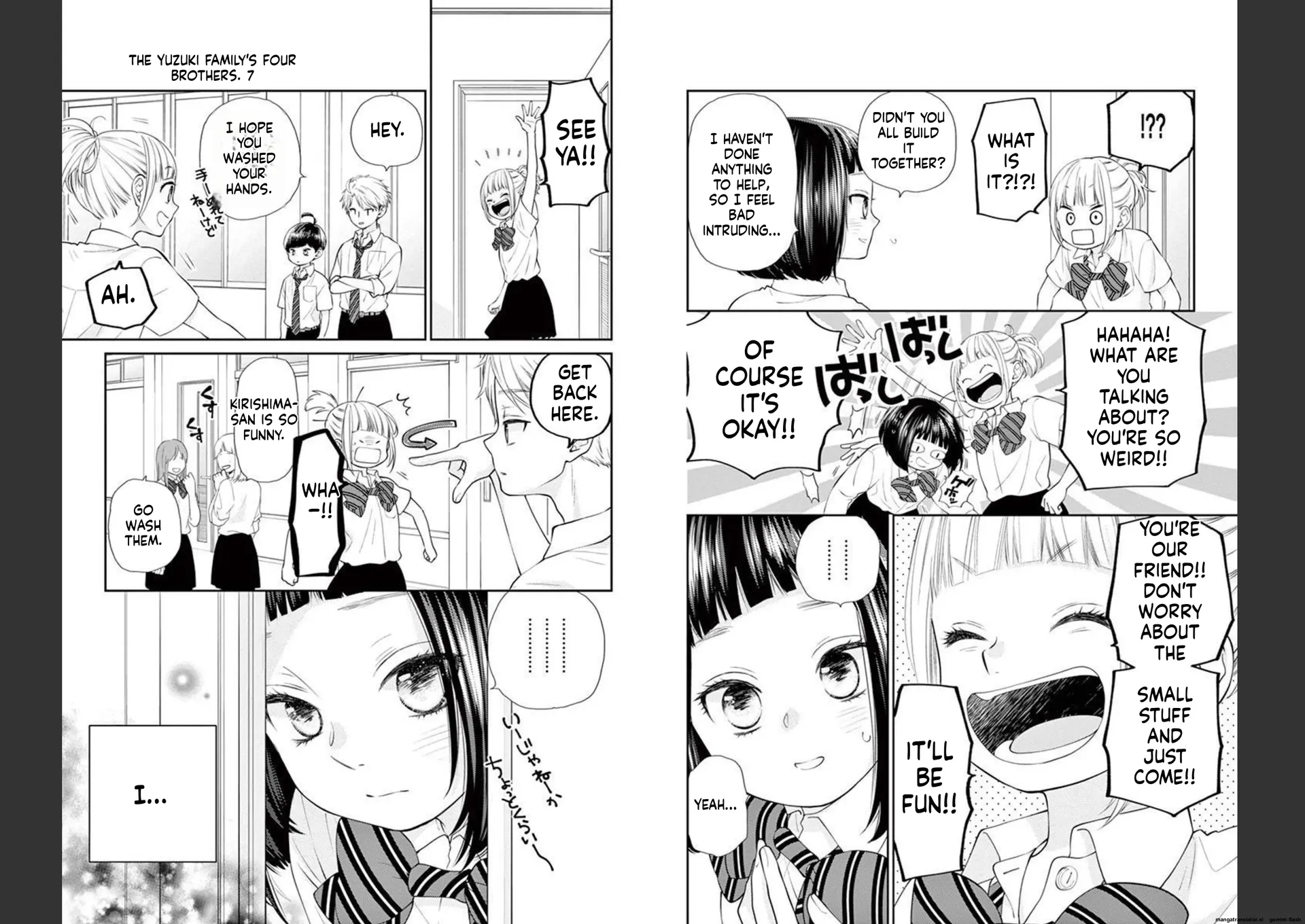 Yuzuki-san chi no Yon Kyoudai Chapter 20 - page 9