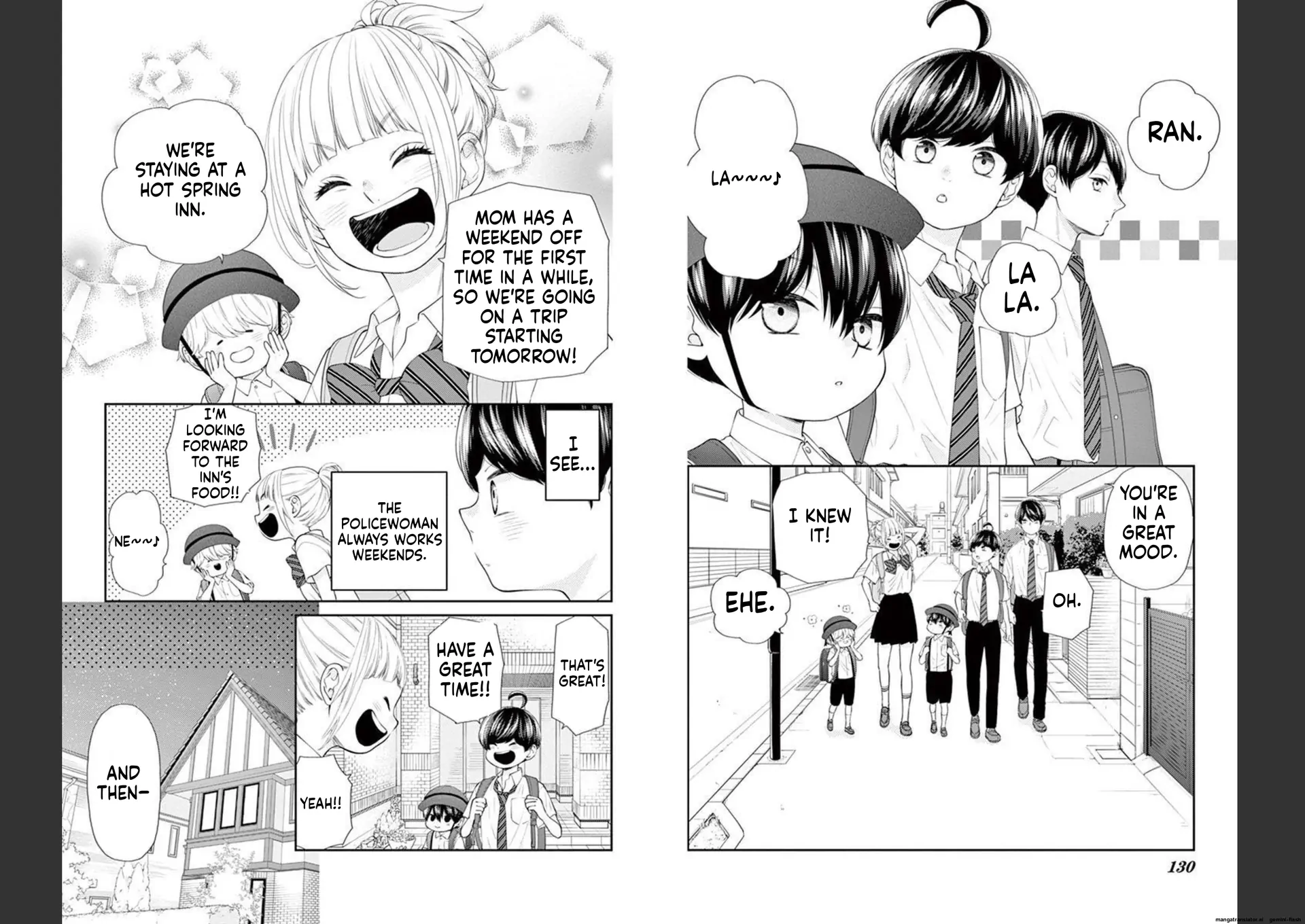 Yuzuki-san chi no Yon Kyoudai Chapter 23 - page 2