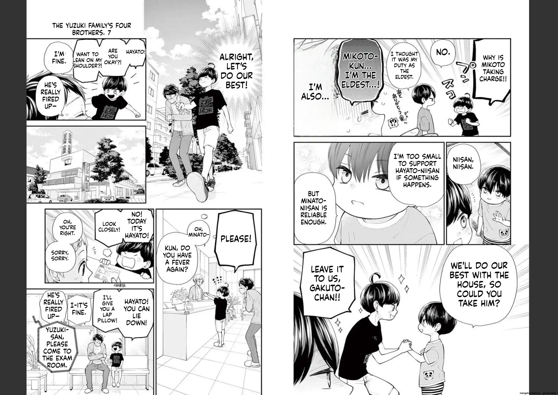 Yuzuki-san chi no Yon Kyoudai Chapter 23 - page 8