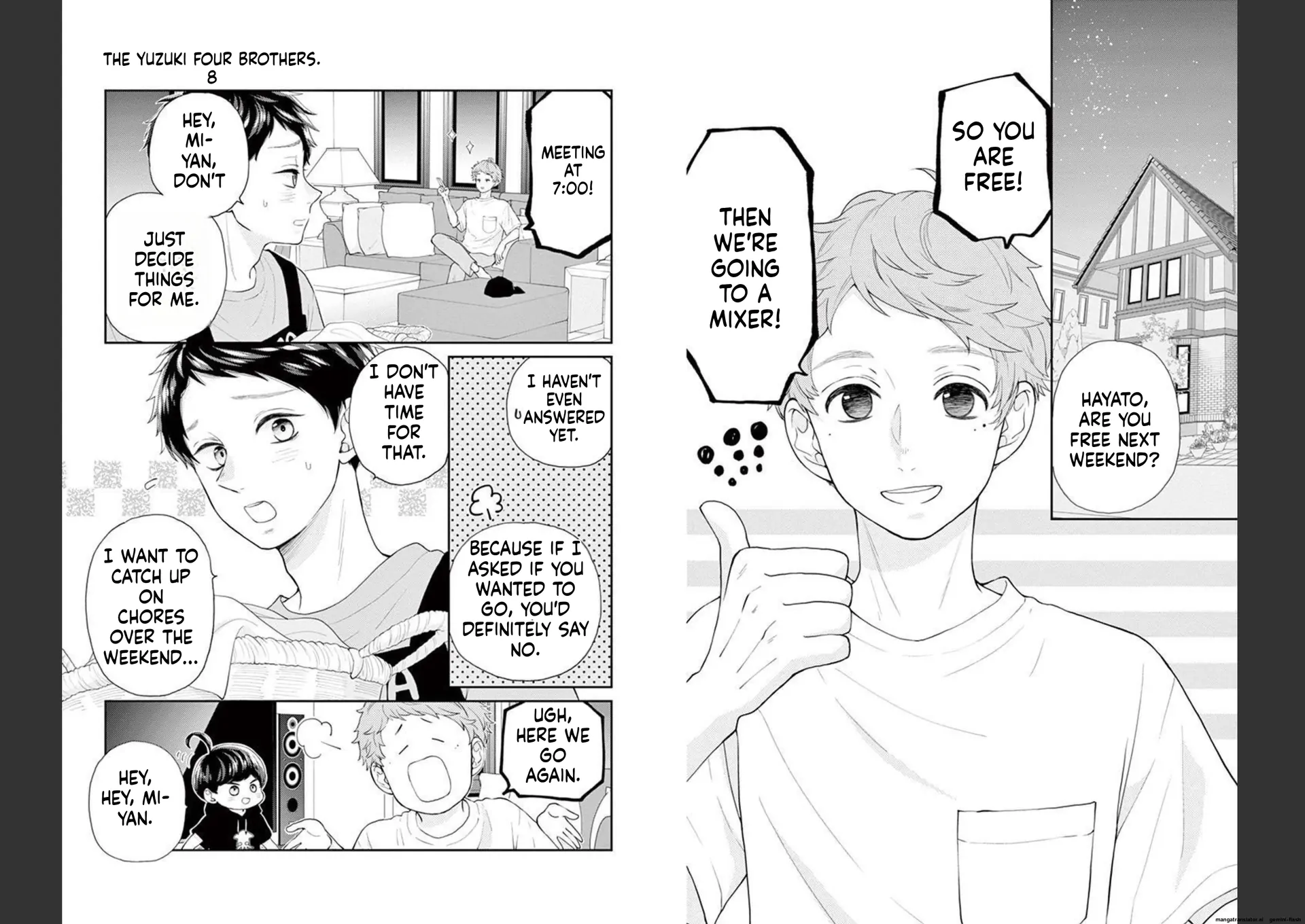 Yuzuki-san chi no Yon Kyoudai Chapter 24 - page 5