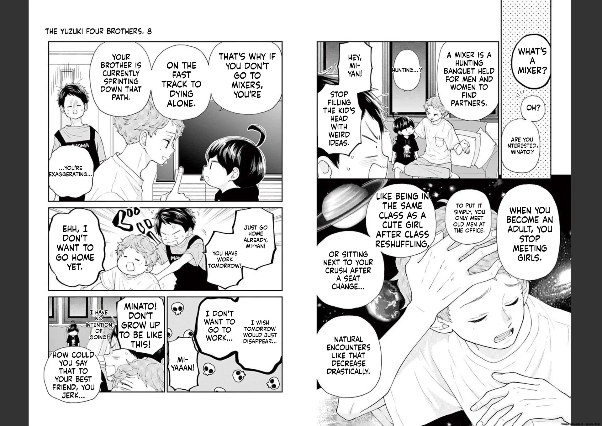 Yuzuki-san chi no Yon Kyoudai Chapter 24 - page 6