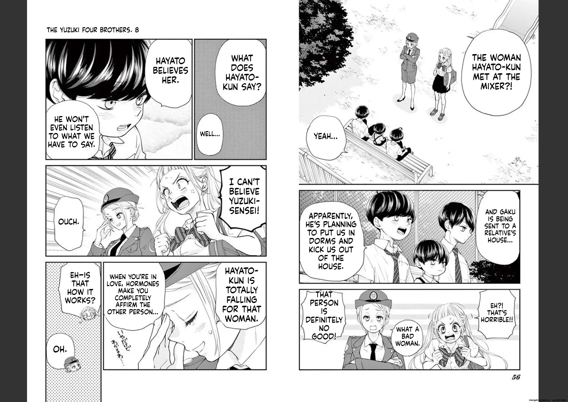 Yuzuki-san chi no Yon Kyoudai Chapter 25 - page 7