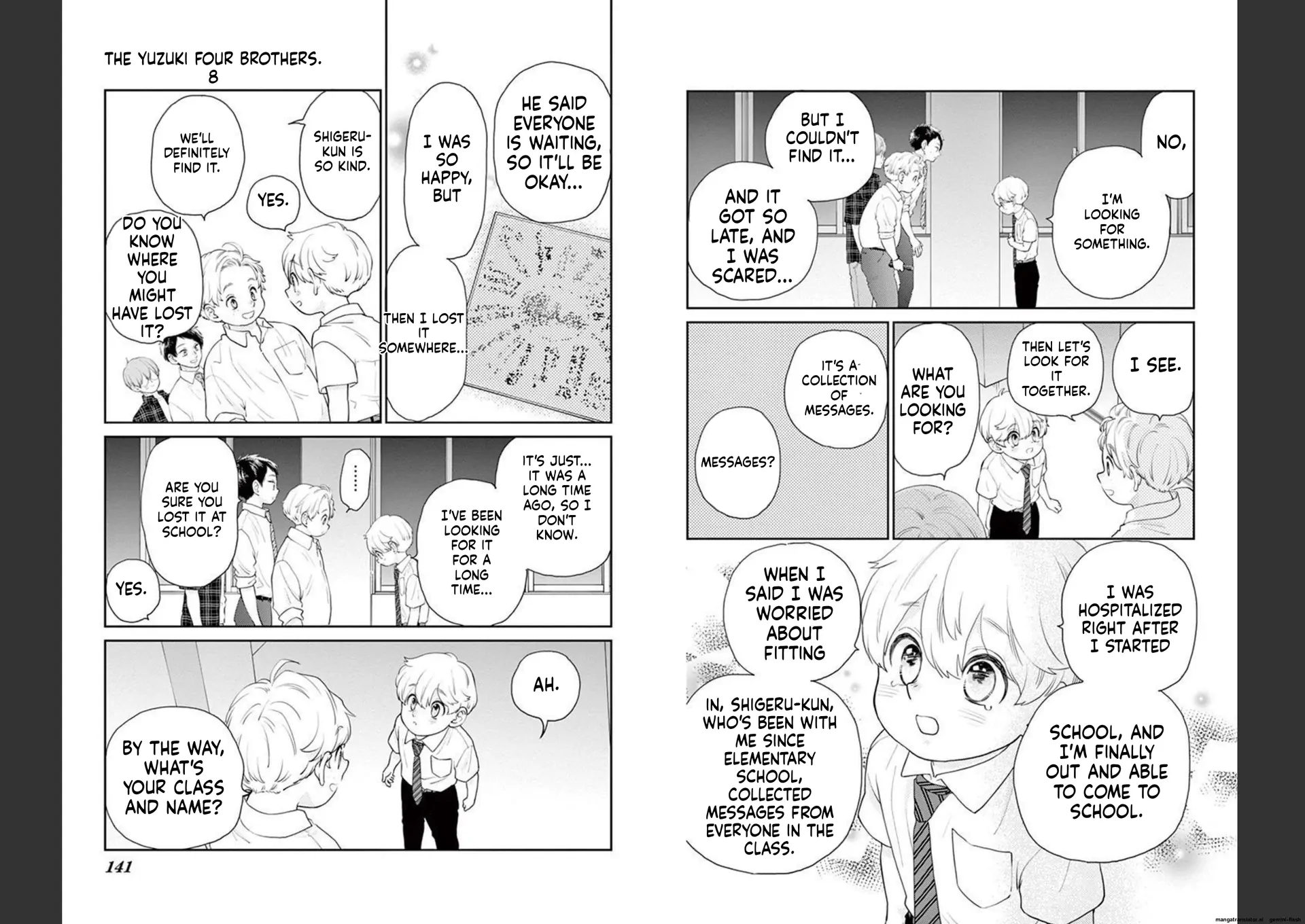 Yuzuki-san chi no Yon Kyoudai Chapter 27 - page 9