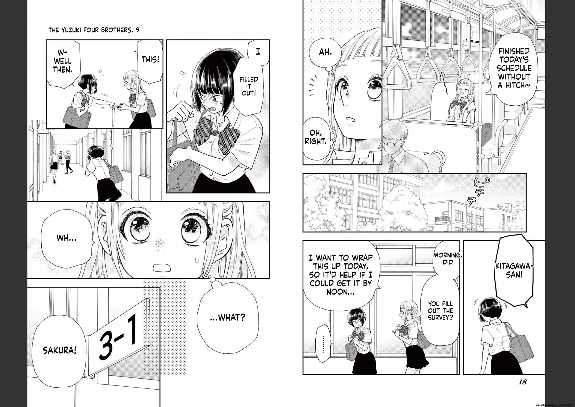 Yuzuki-san chi no Yon Kyoudai Chapter 28 - page 10