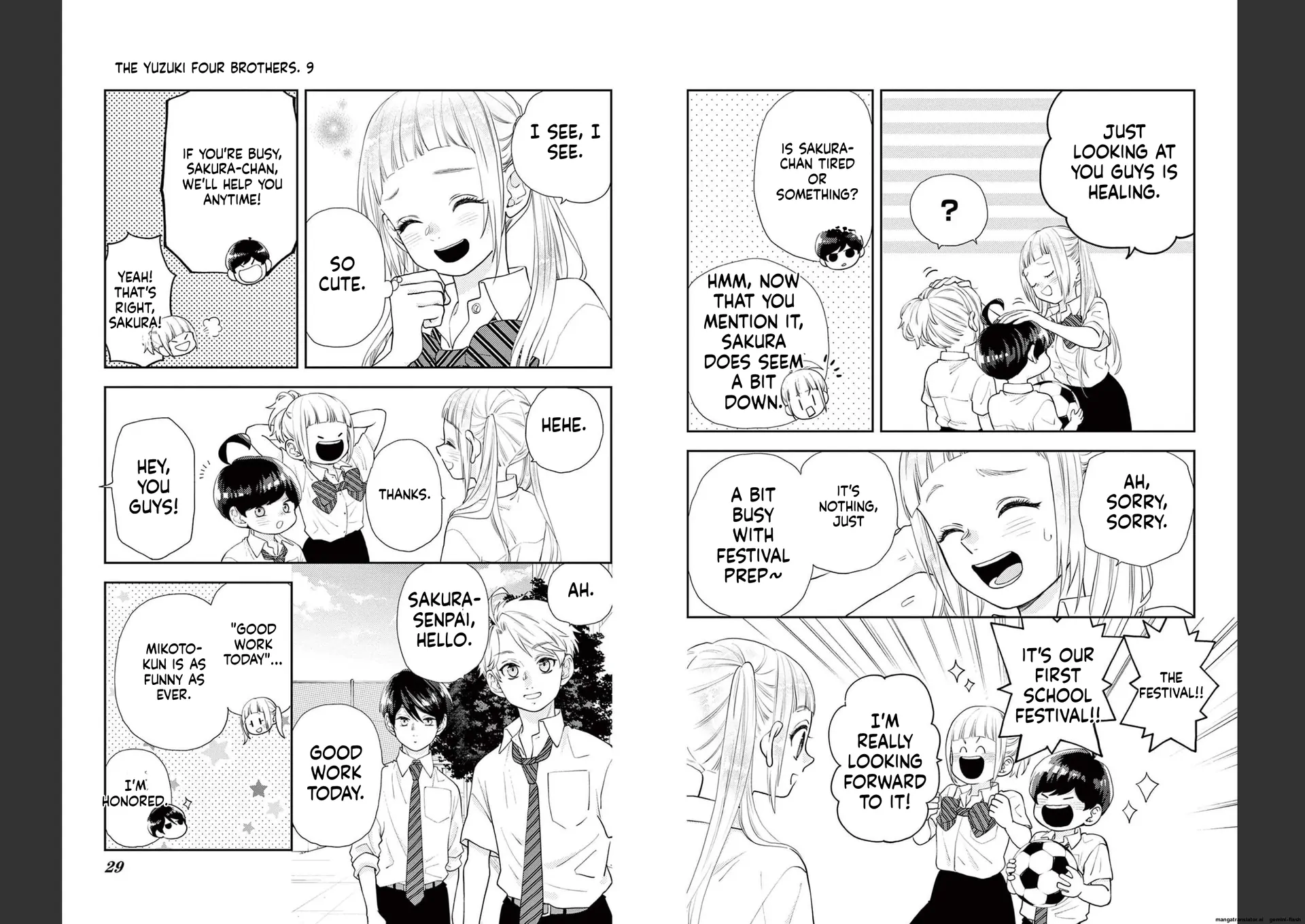 Yuzuki-san chi no Yon Kyoudai Chapter 28 - page 15