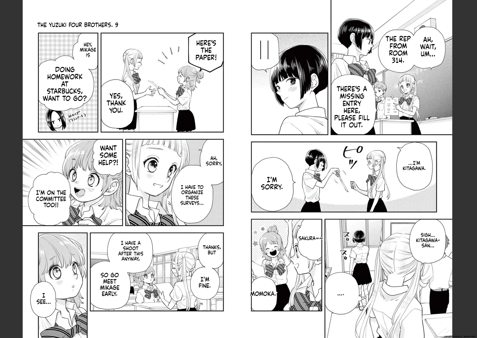 Yuzuki-san chi no Yon Kyoudai Chapter 28 - page 7