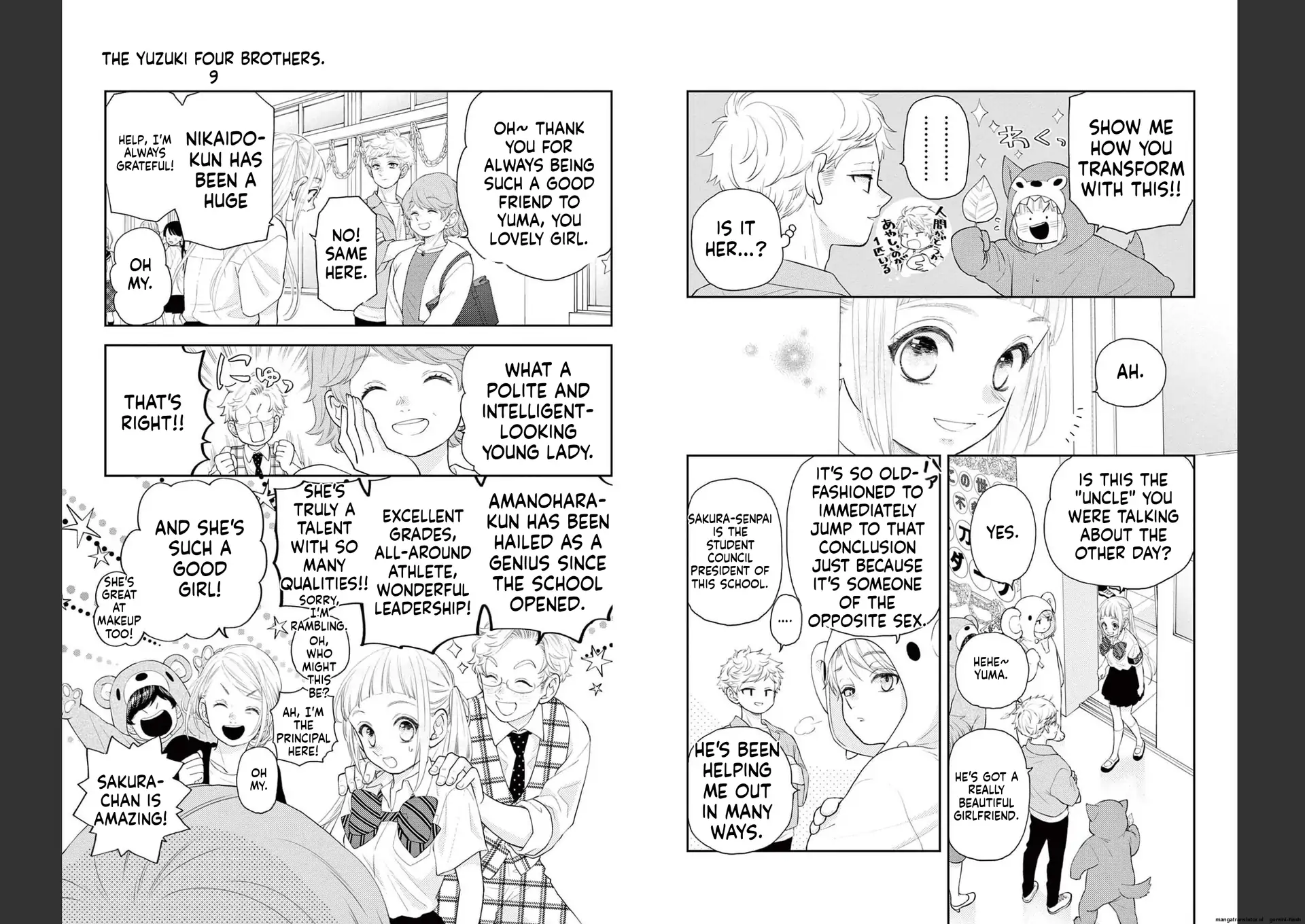 Yuzuki-san chi no Yon Kyoudai Chapter 30 - page 7