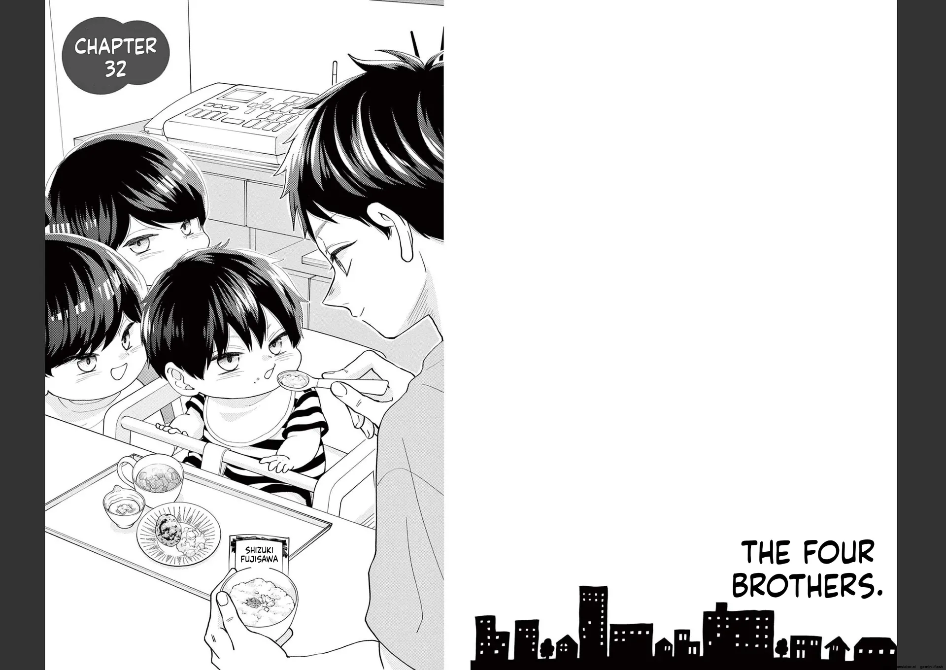 Yuzuki-san chi no Yon Kyoudai Chapter 32 - page 1