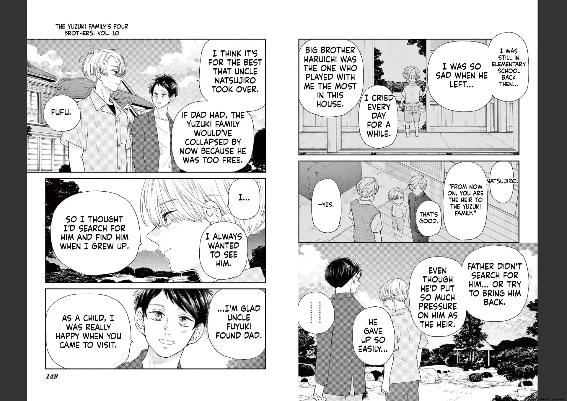 Yuzuki-san chi no Yon Kyoudai Chapter 35 - page 14