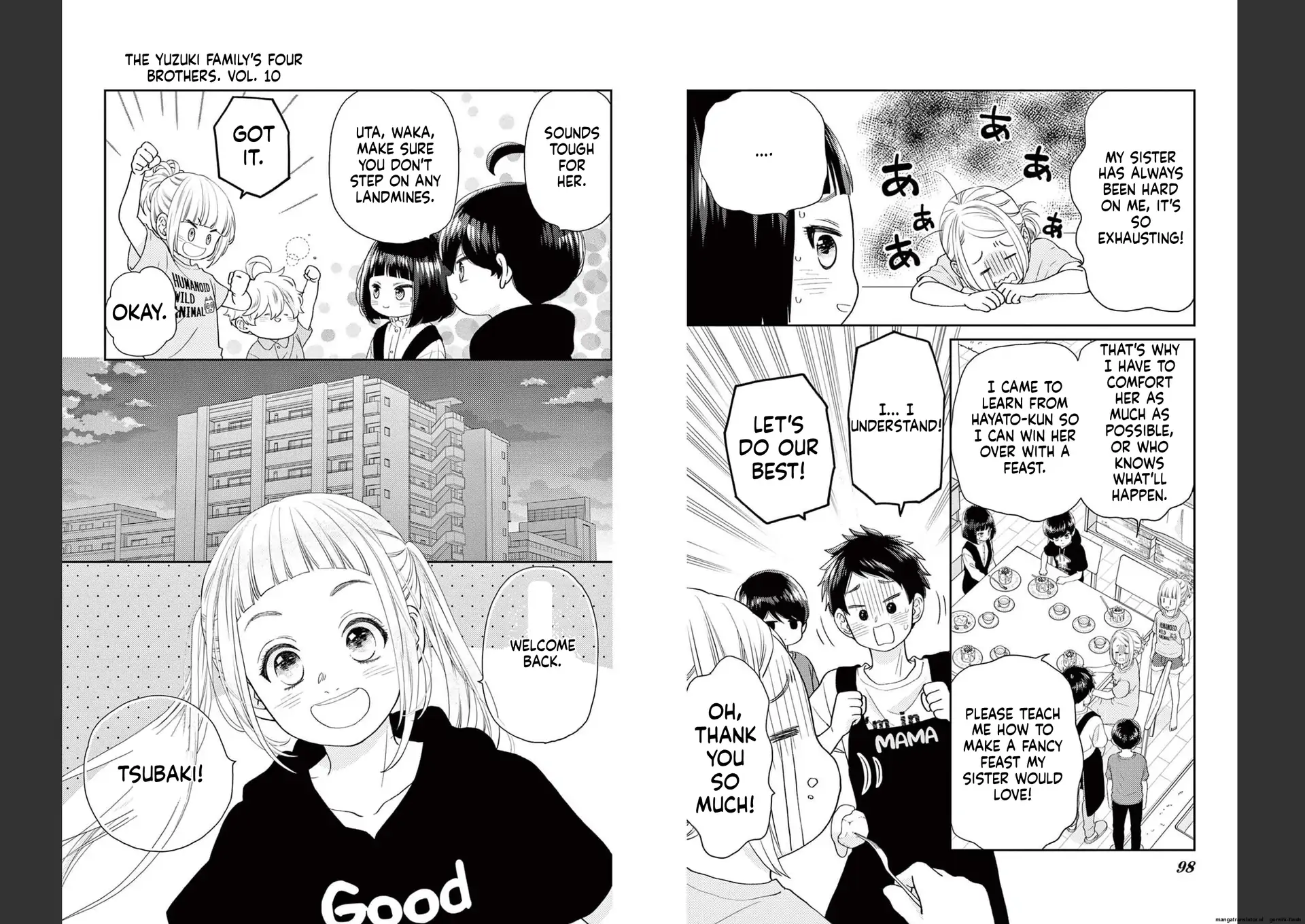 Yuzuki-san chi no Yon Kyoudai Chapter 38 - page 10