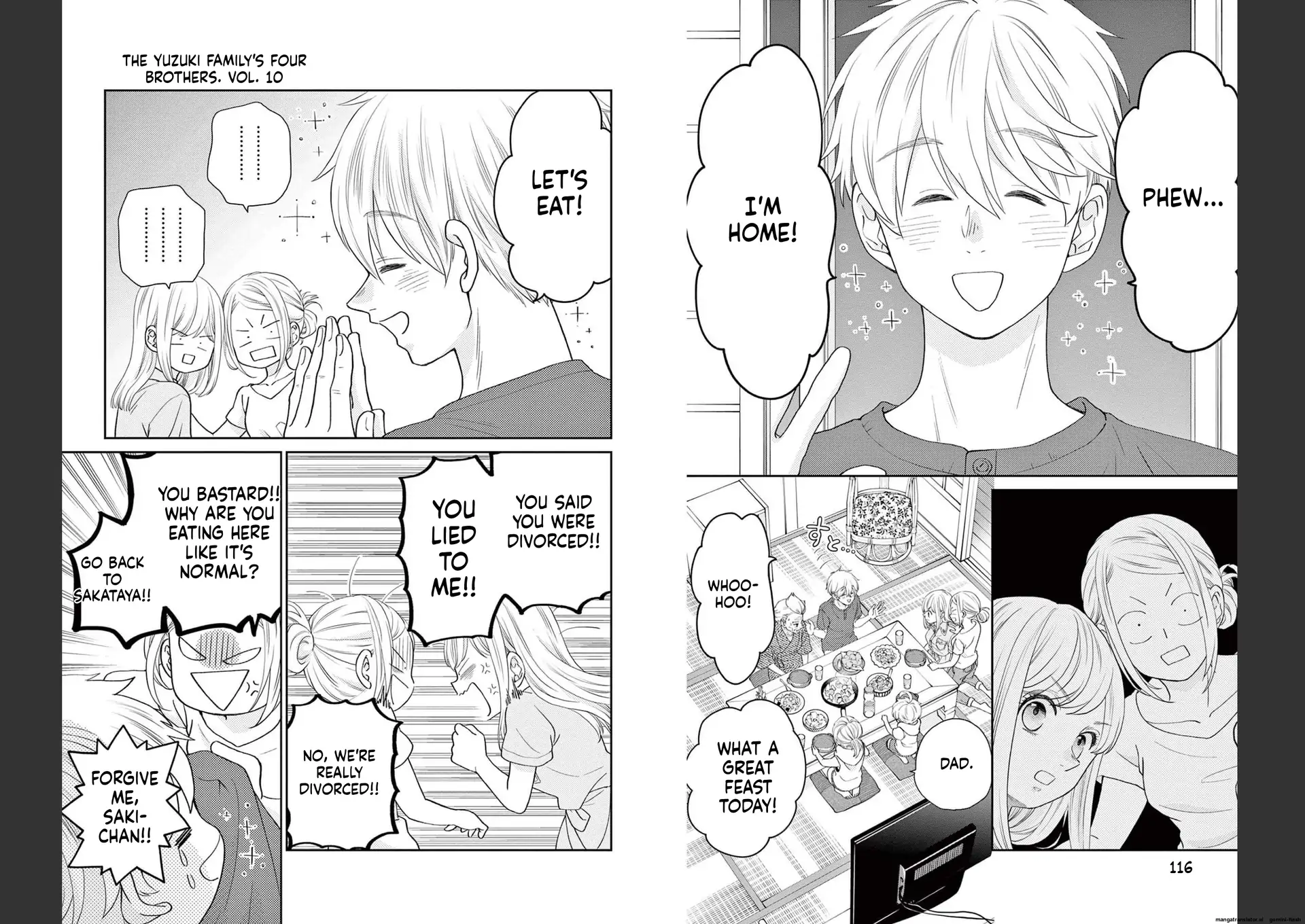 Yuzuki-san chi no Yon Kyoudai Chapter 38 - page 19
