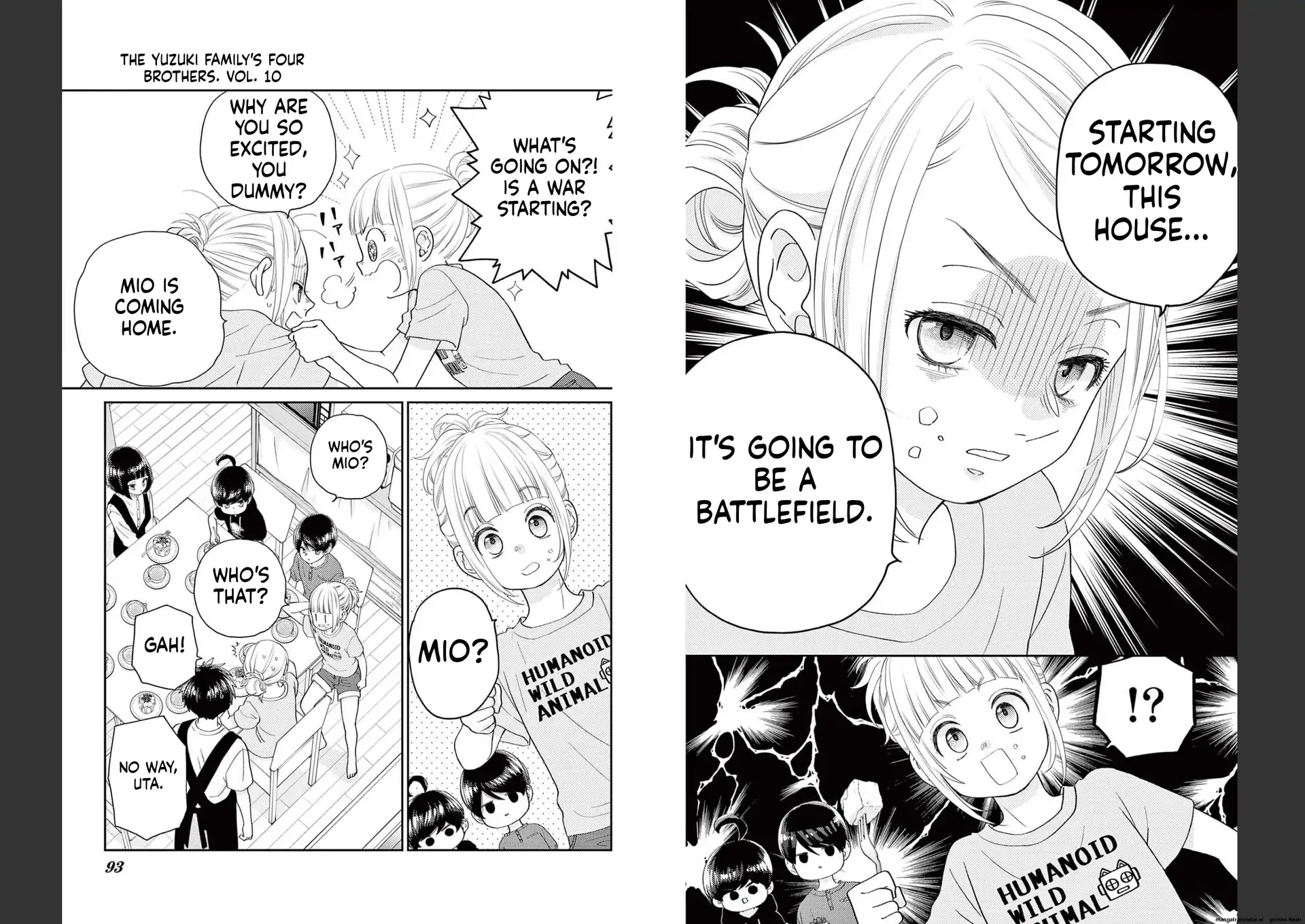 Yuzuki-san chi no Yon Kyoudai Chapter 38 - page 7