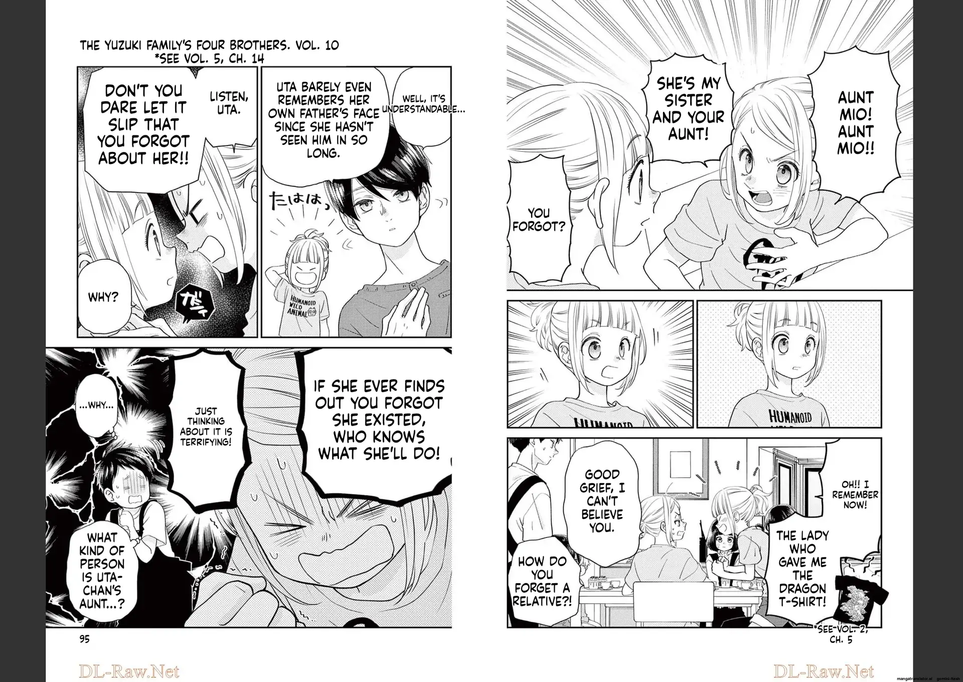 Yuzuki-san chi no Yon Kyoudai Chapter 38 - page 8