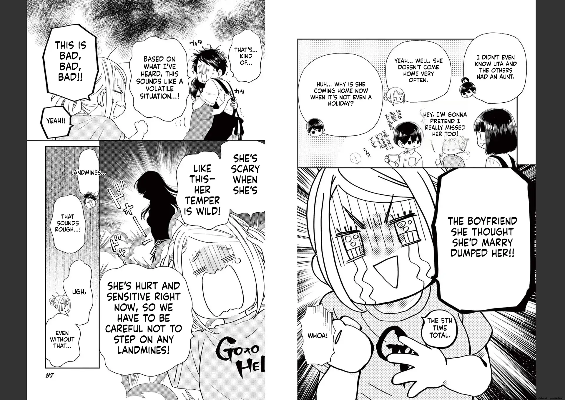 Yuzuki-san chi no Yon Kyoudai Chapter 38 - page 9