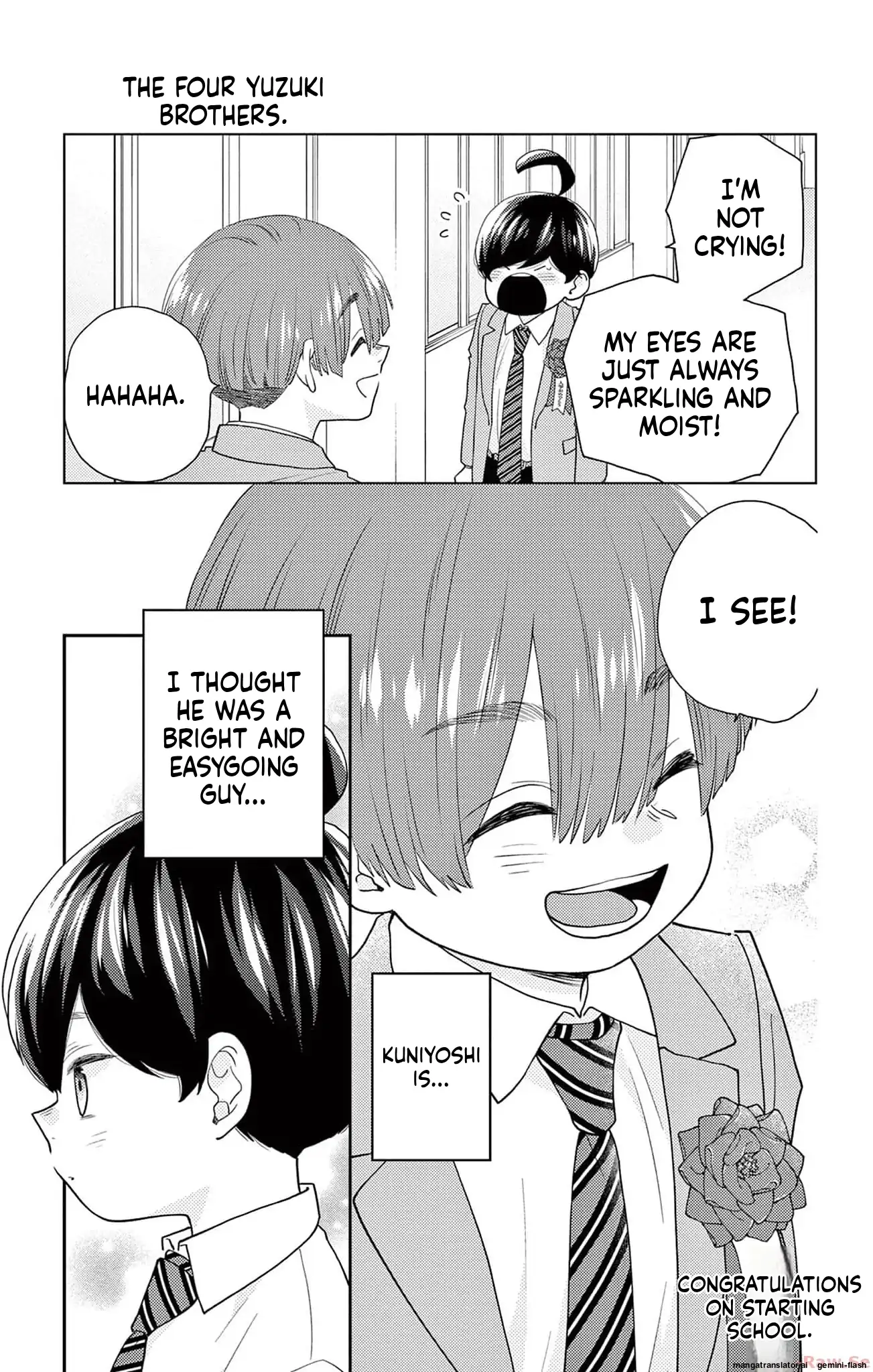 Yuzuki-san chi no Yon Kyoudai Chapter 43 - page 11