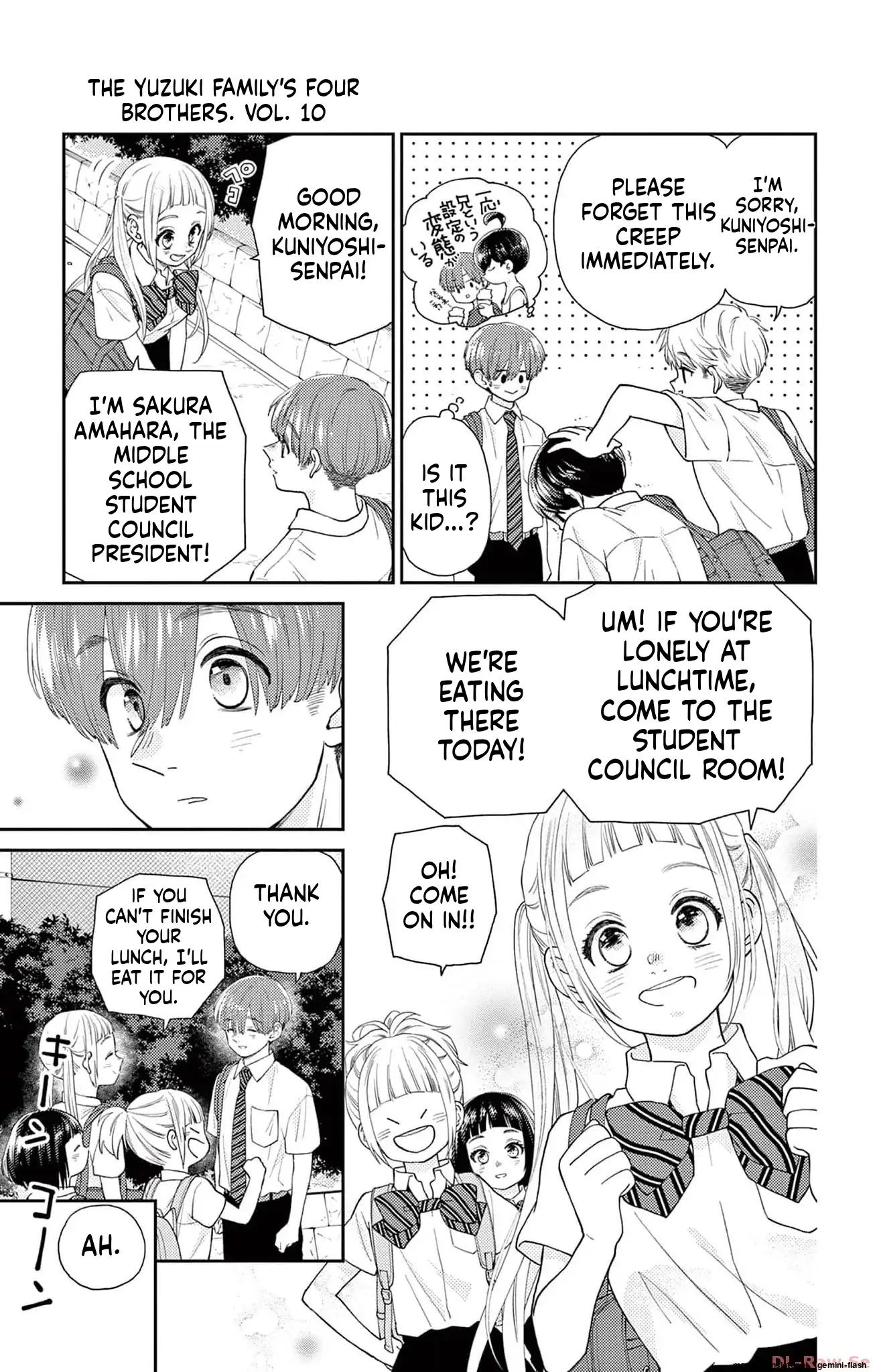 Yuzuki-san chi no Yon Kyoudai Chapter 45 - page 46