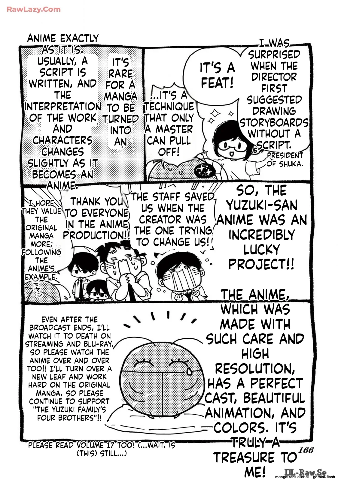 Yuzuki-san chi no Yon Kyoudai Chapter 53 - page 57