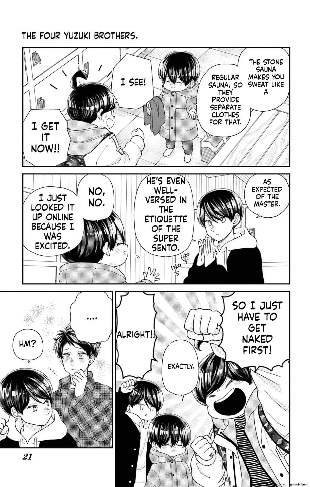 Yuzuki-san chi no Yon Kyoudai Chapter 63 - page 17