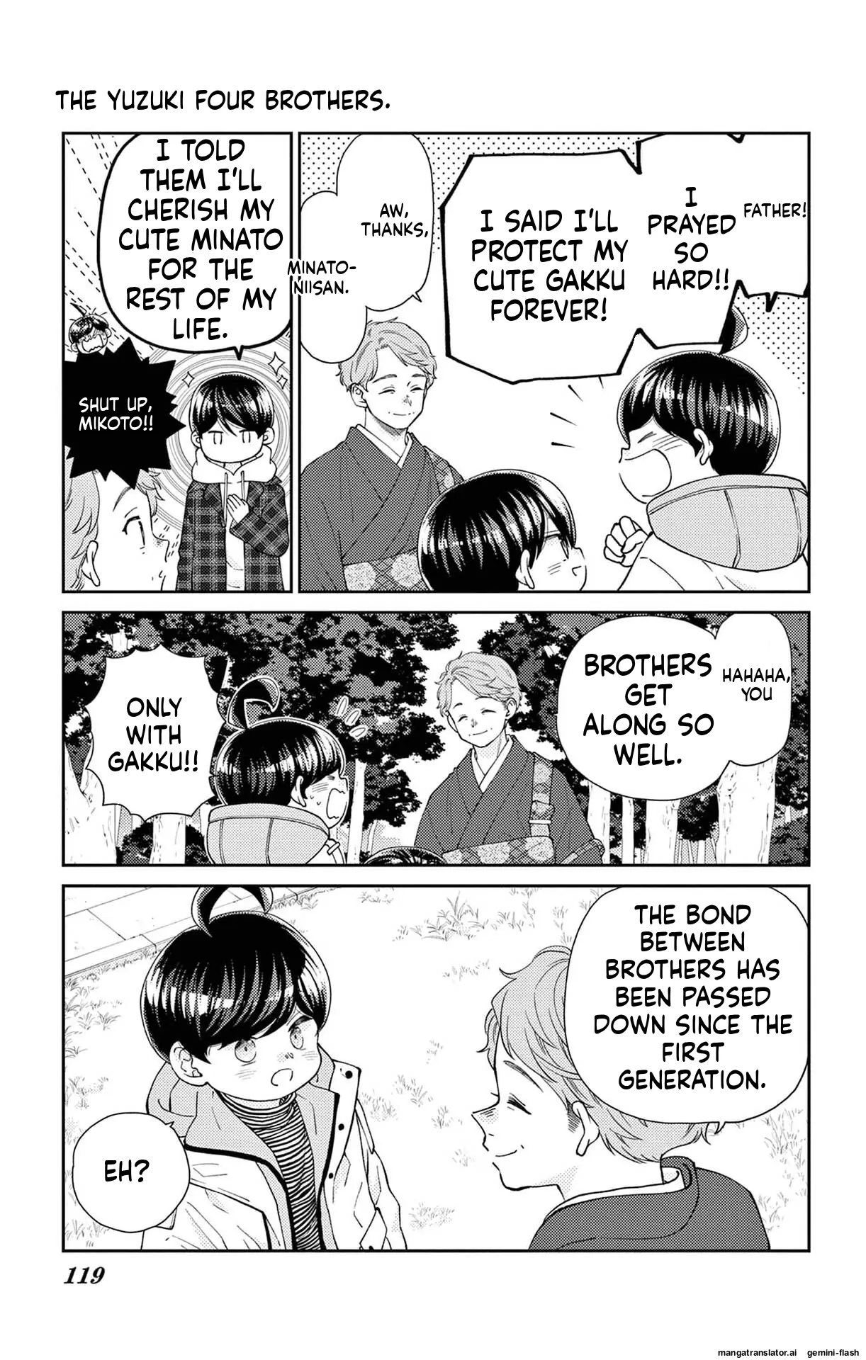 Yuzuki-san chi no Yon Kyoudai Chapter 65 - page 11